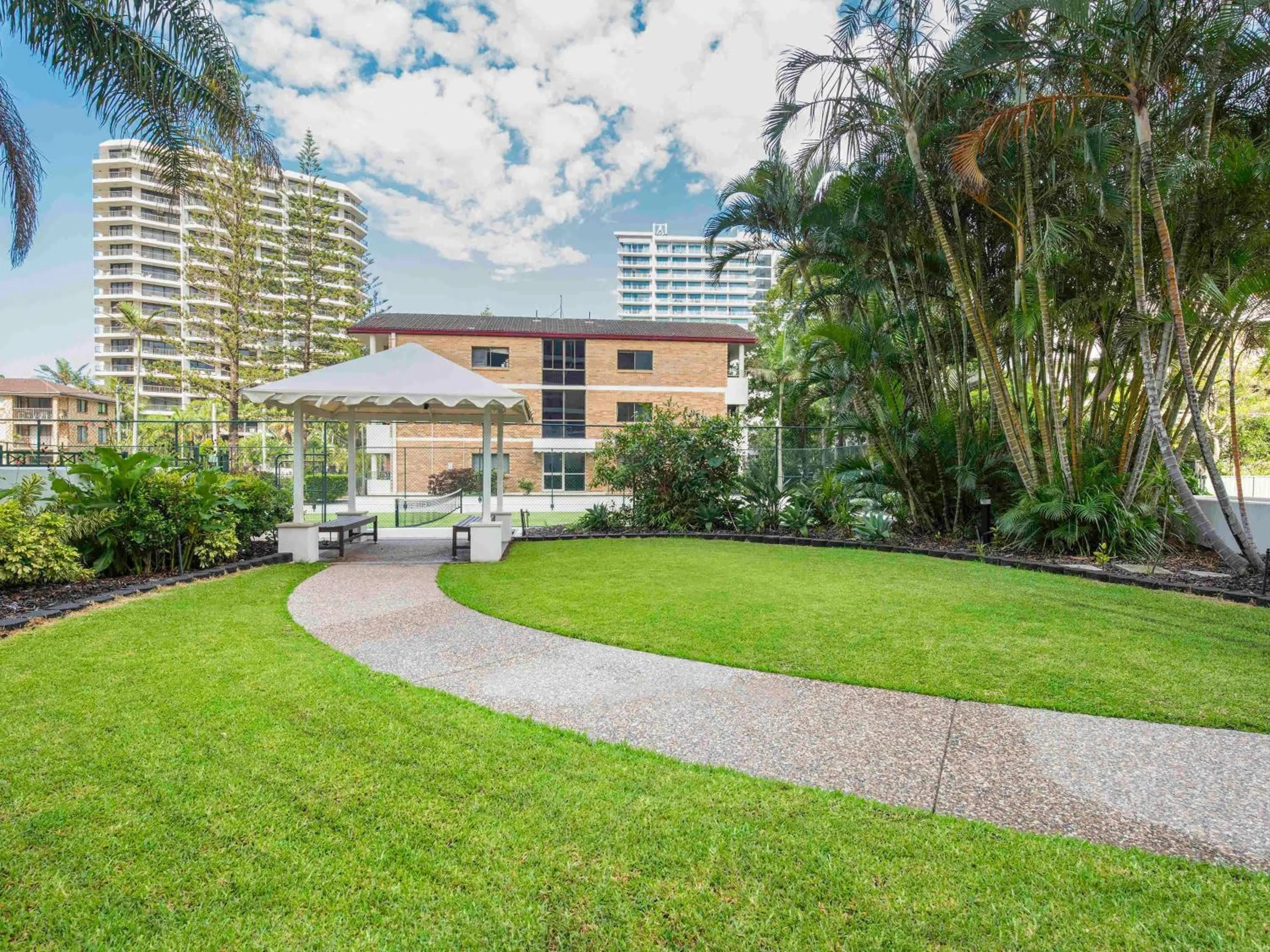 Property building in BreakFree Longbeach Resort