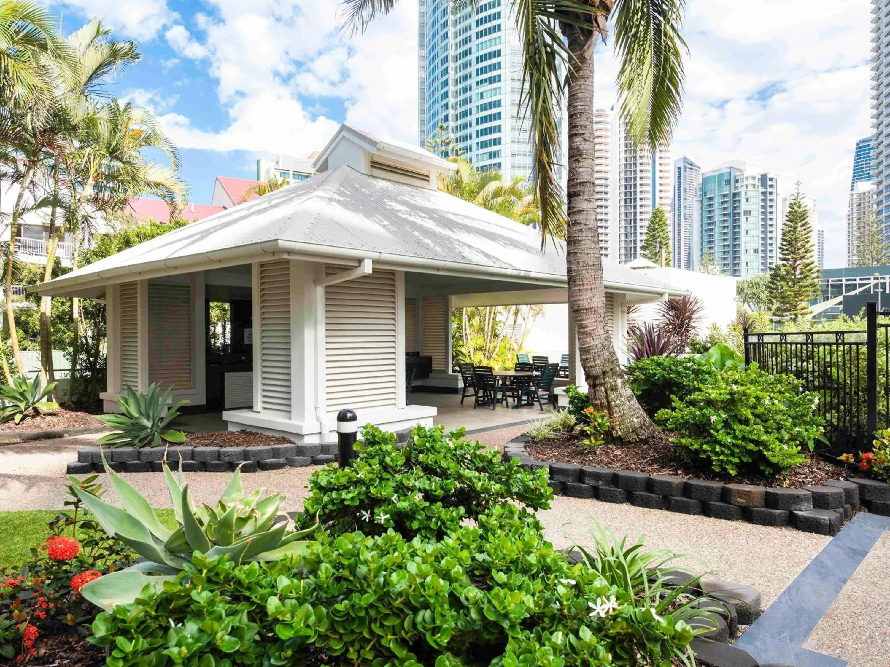 Property building in BreakFree Longbeach Resort