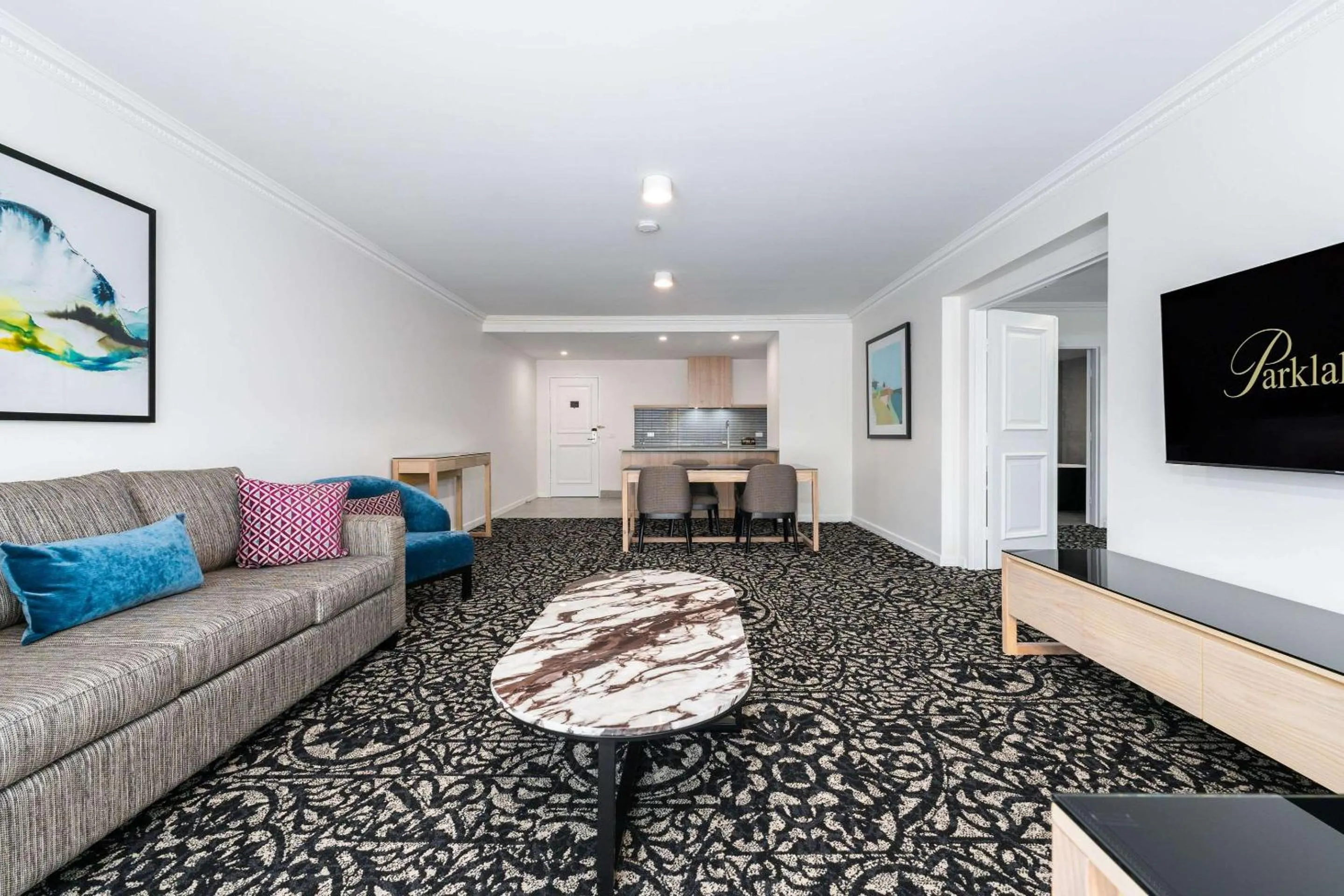 Seating area in Quality Hotel Parklake Shepparton