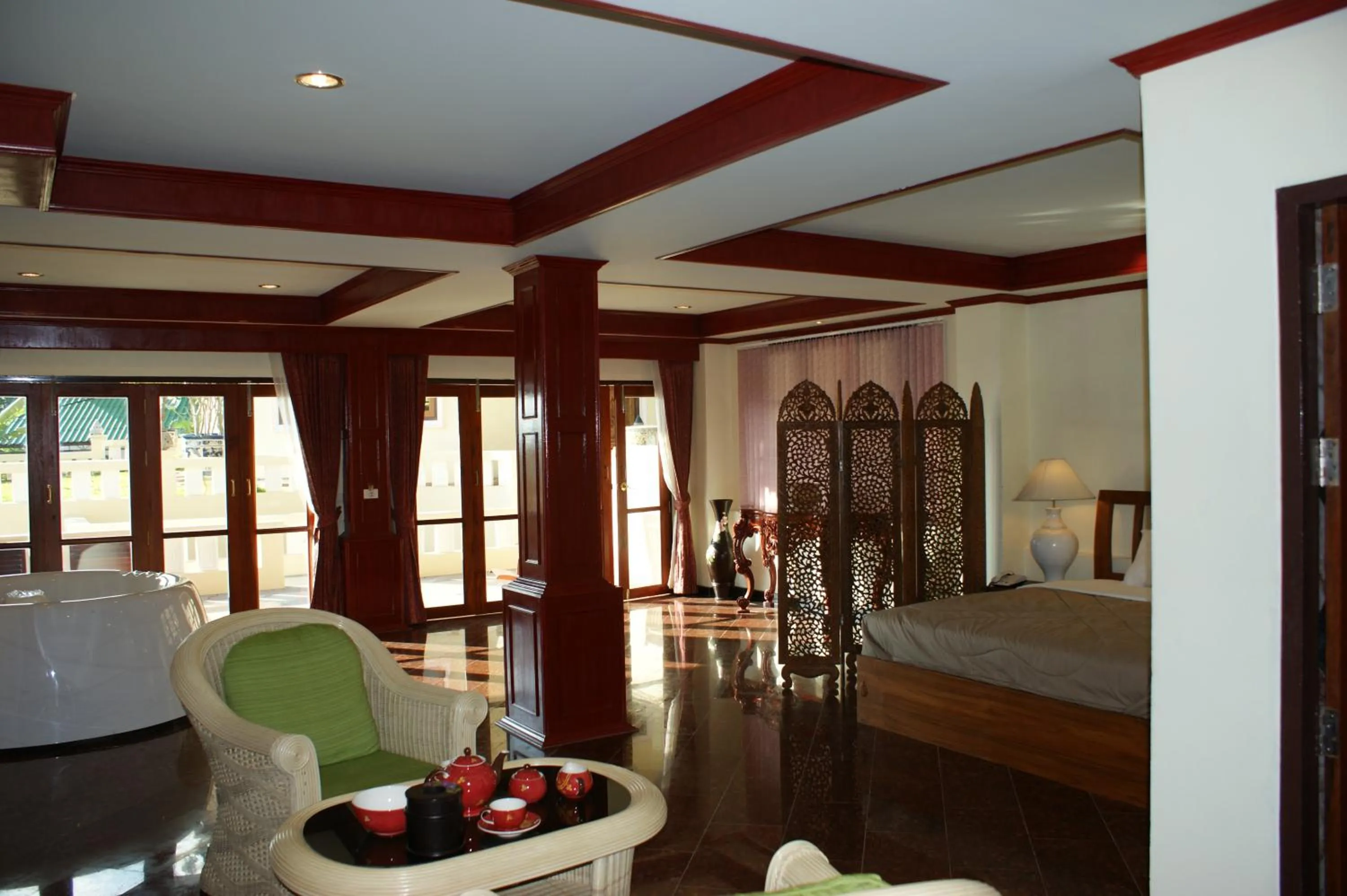 Photo of the whole room, Bed in Prince Edouard Apartments & Resort Patong Beach Phuket