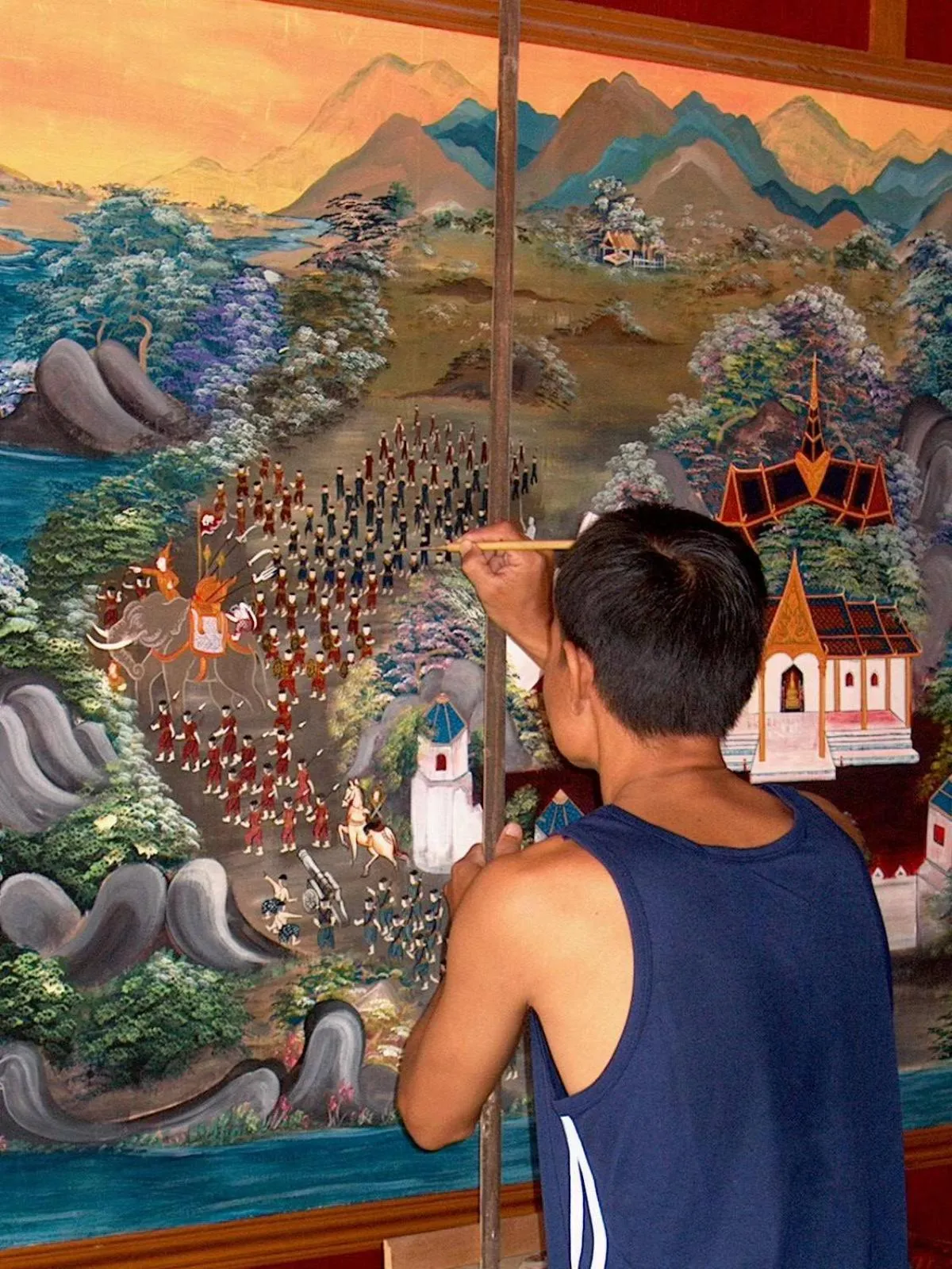 Decorative detail in Prince Edouard Apartments & Resort Patong Beach Phuket