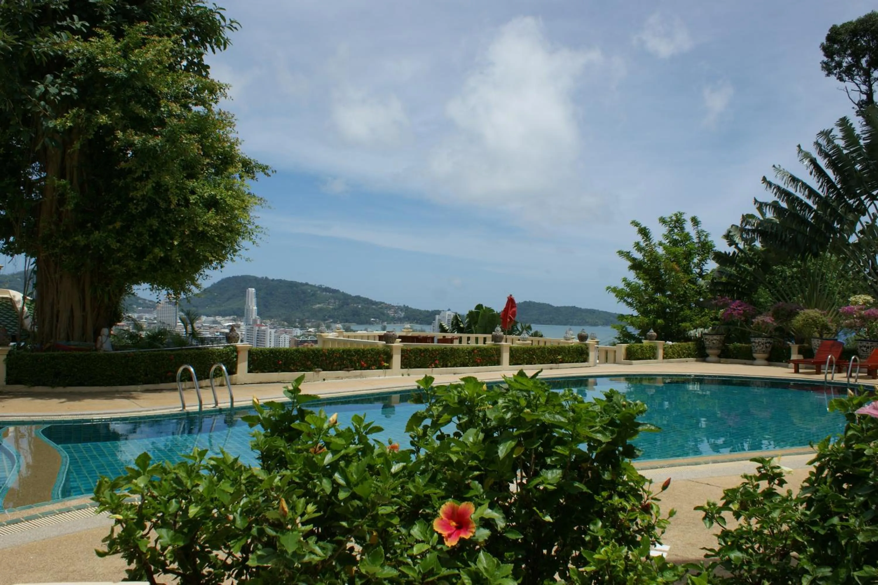 Pool view in Prince Edouard Apartments & Resort Patong Beach Phuket