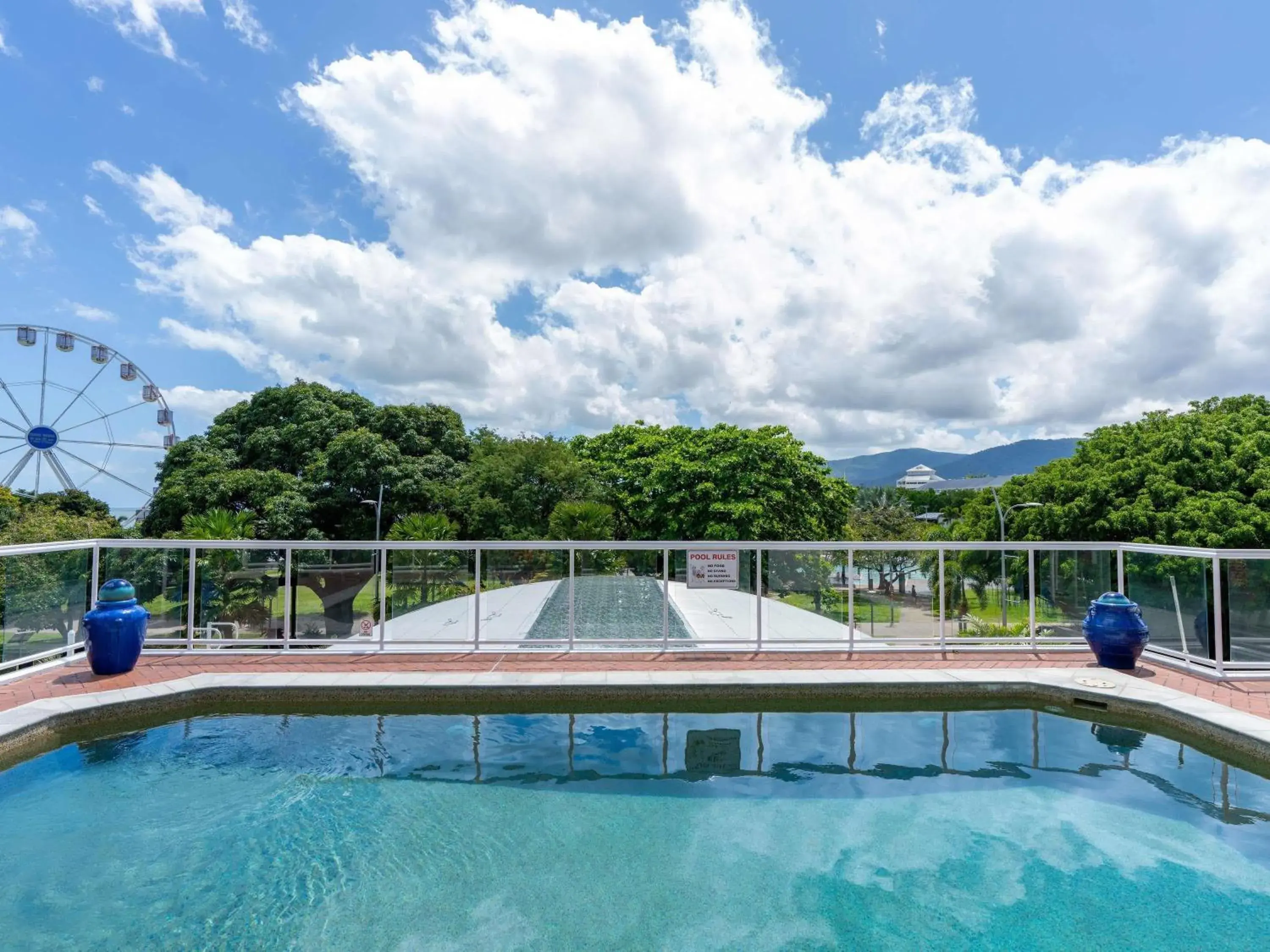 Pool view in BreakFree Royal Harbour Pool view in BreakFree Royal Harbour
