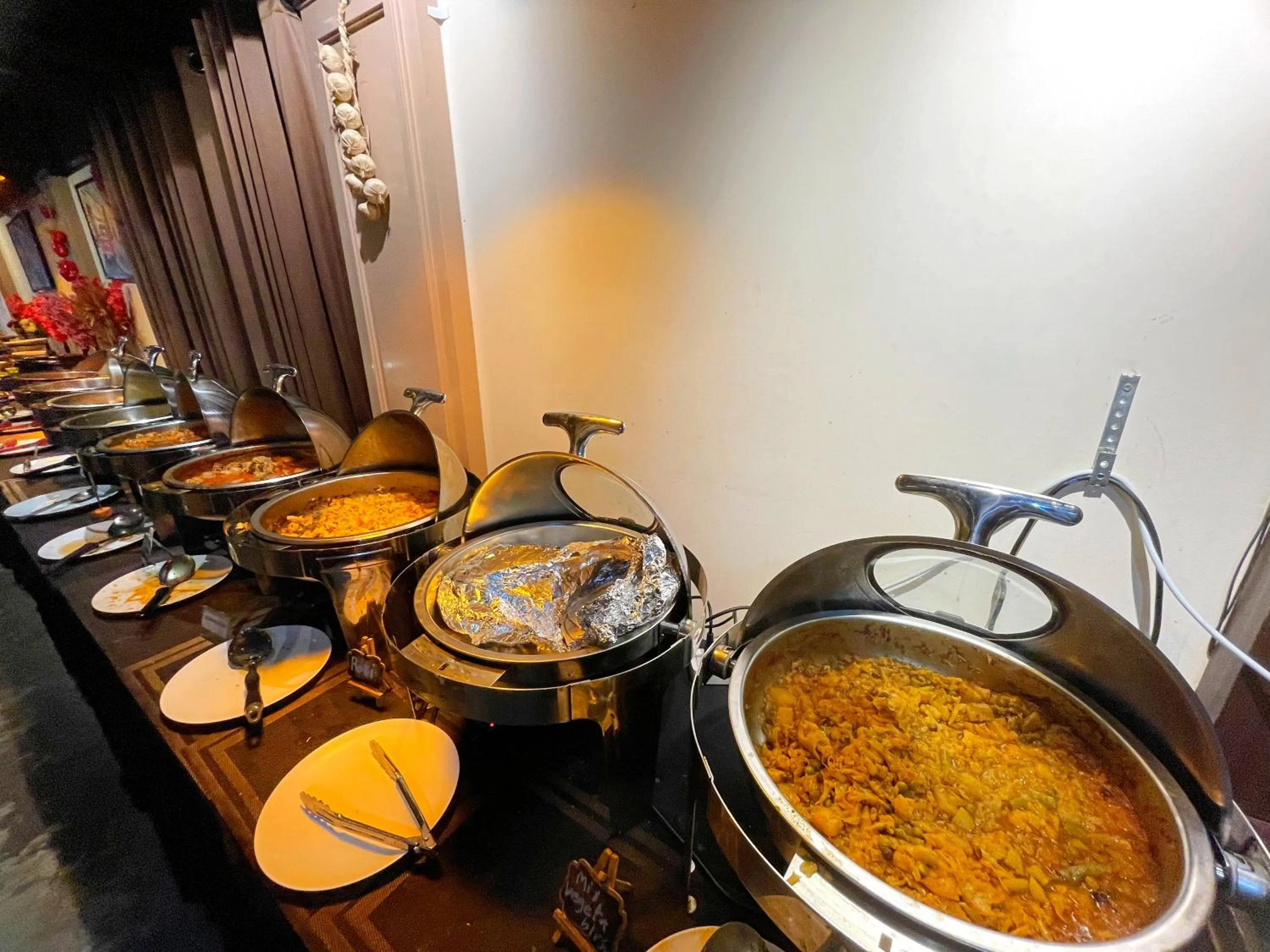 Buffet breakfast in Arawana Regency Park Sukhumvit