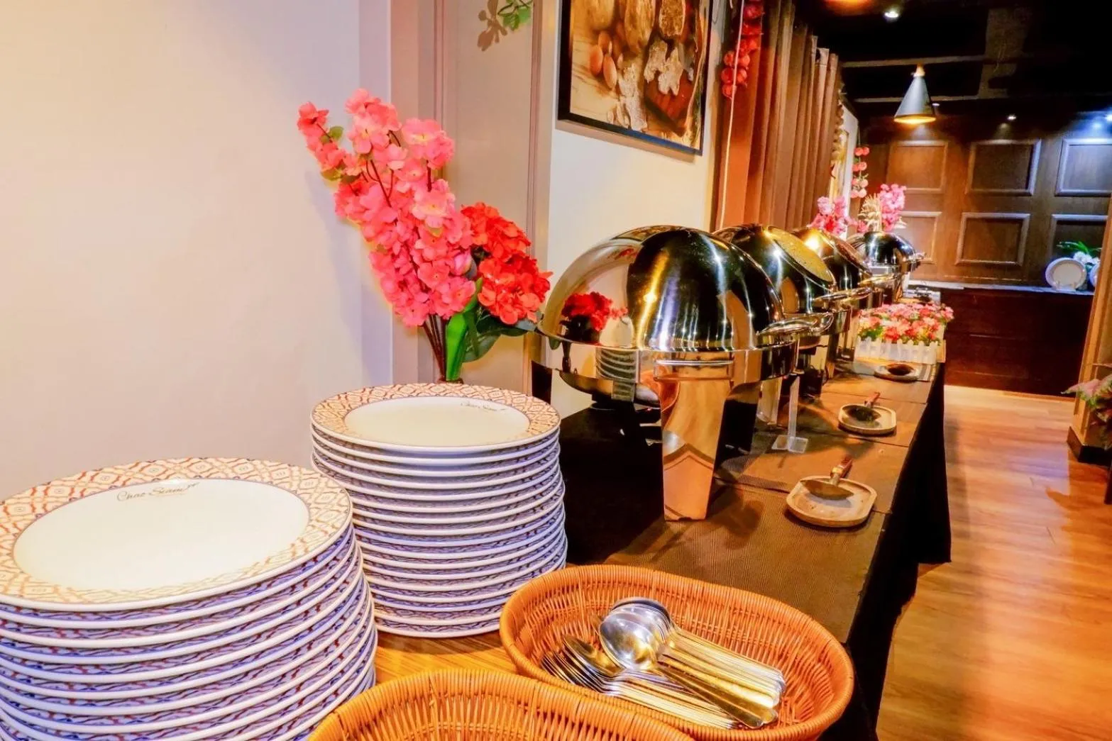 Buffet breakfast in Arawana Regency Park Sukhumvit