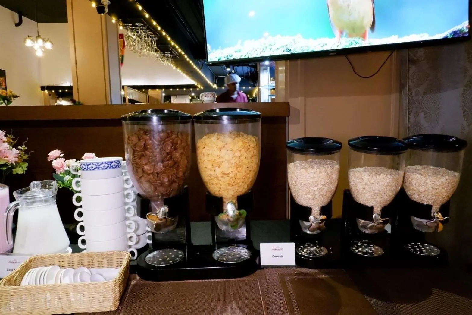 Buffet breakfast in Arawana Regency Park Sukhumvit