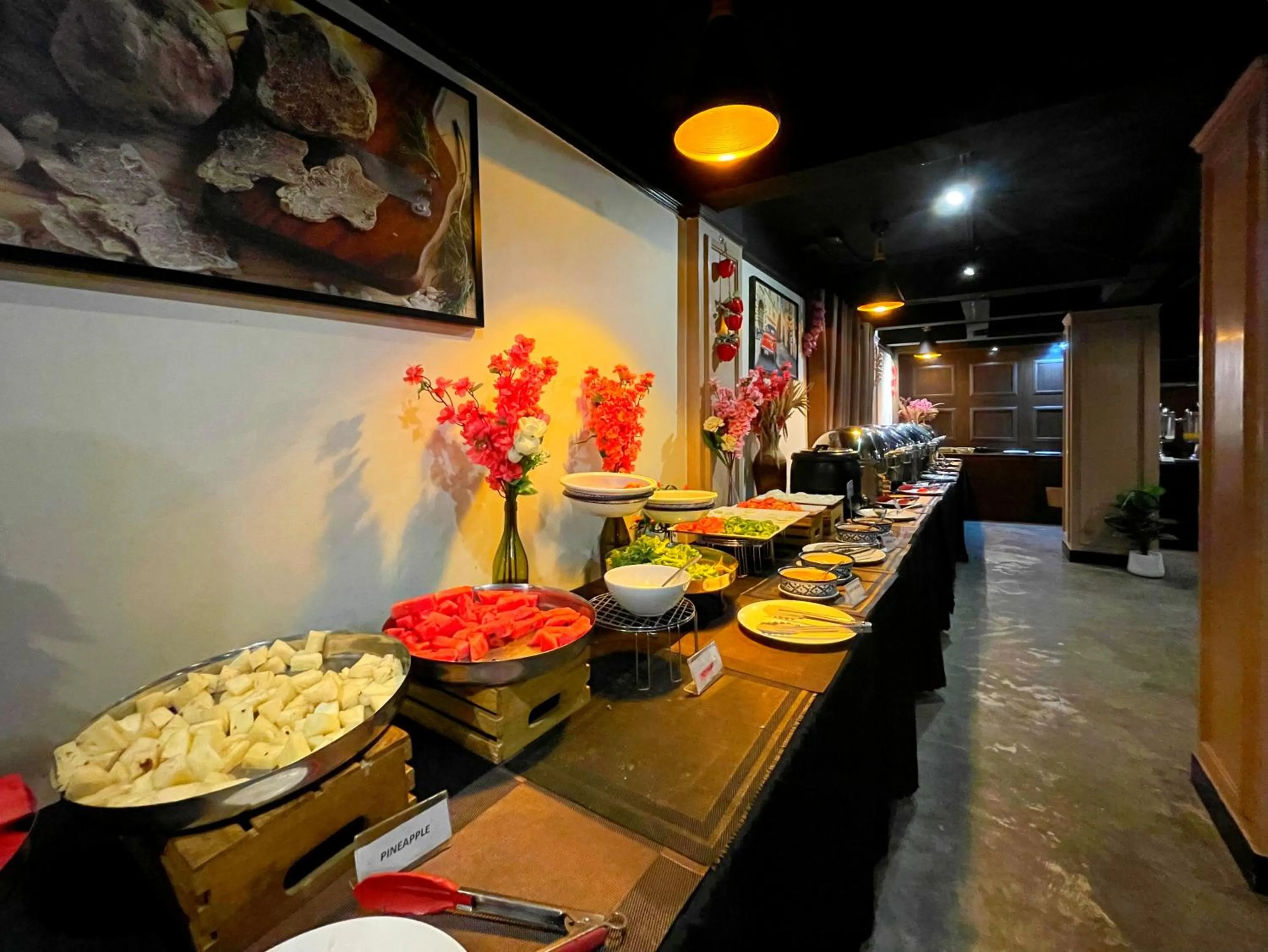 Buffet breakfast in Arawana Regency Park Sukhumvit