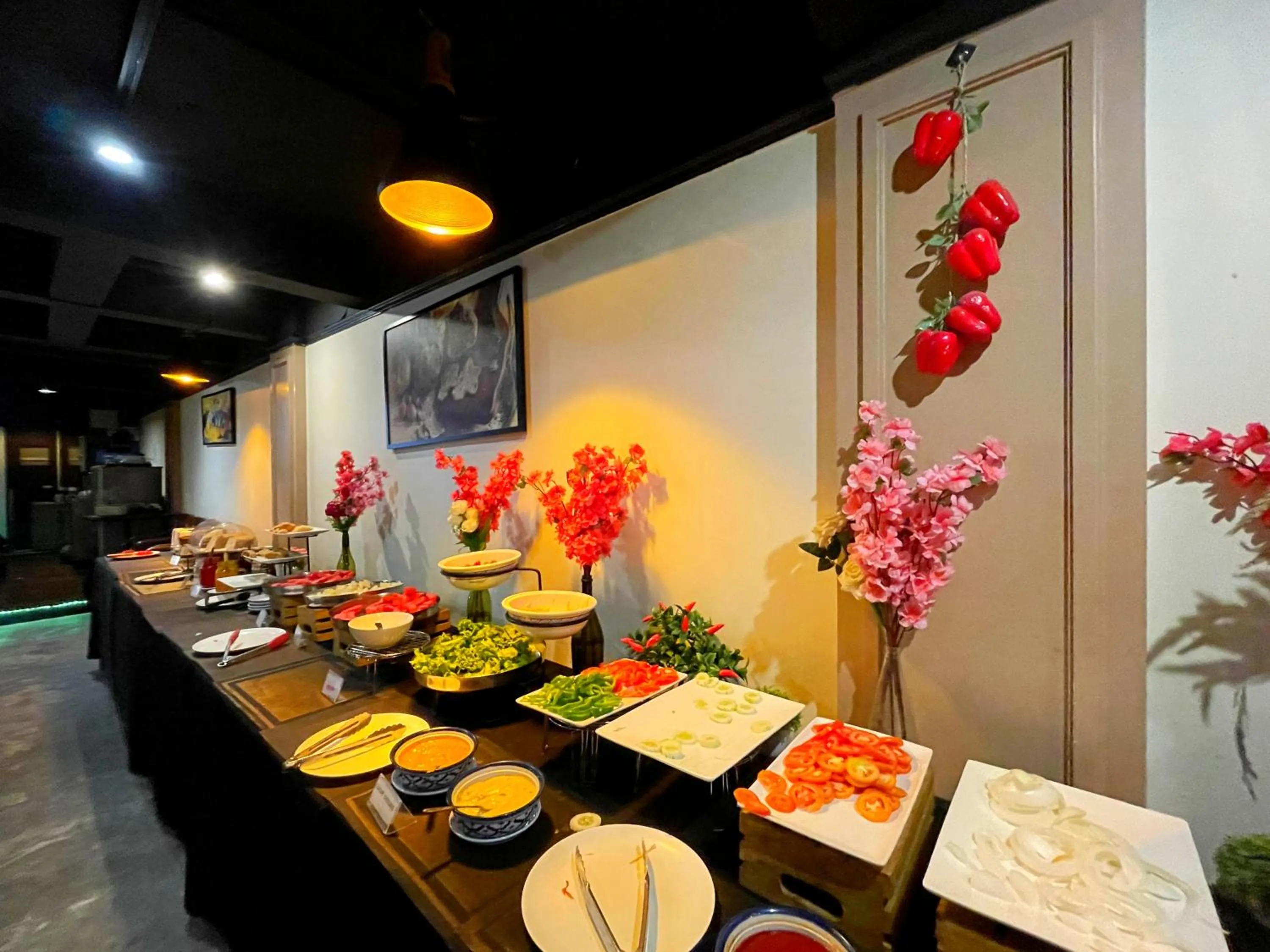 Buffet breakfast in Arawana Regency Park Sukhumvit