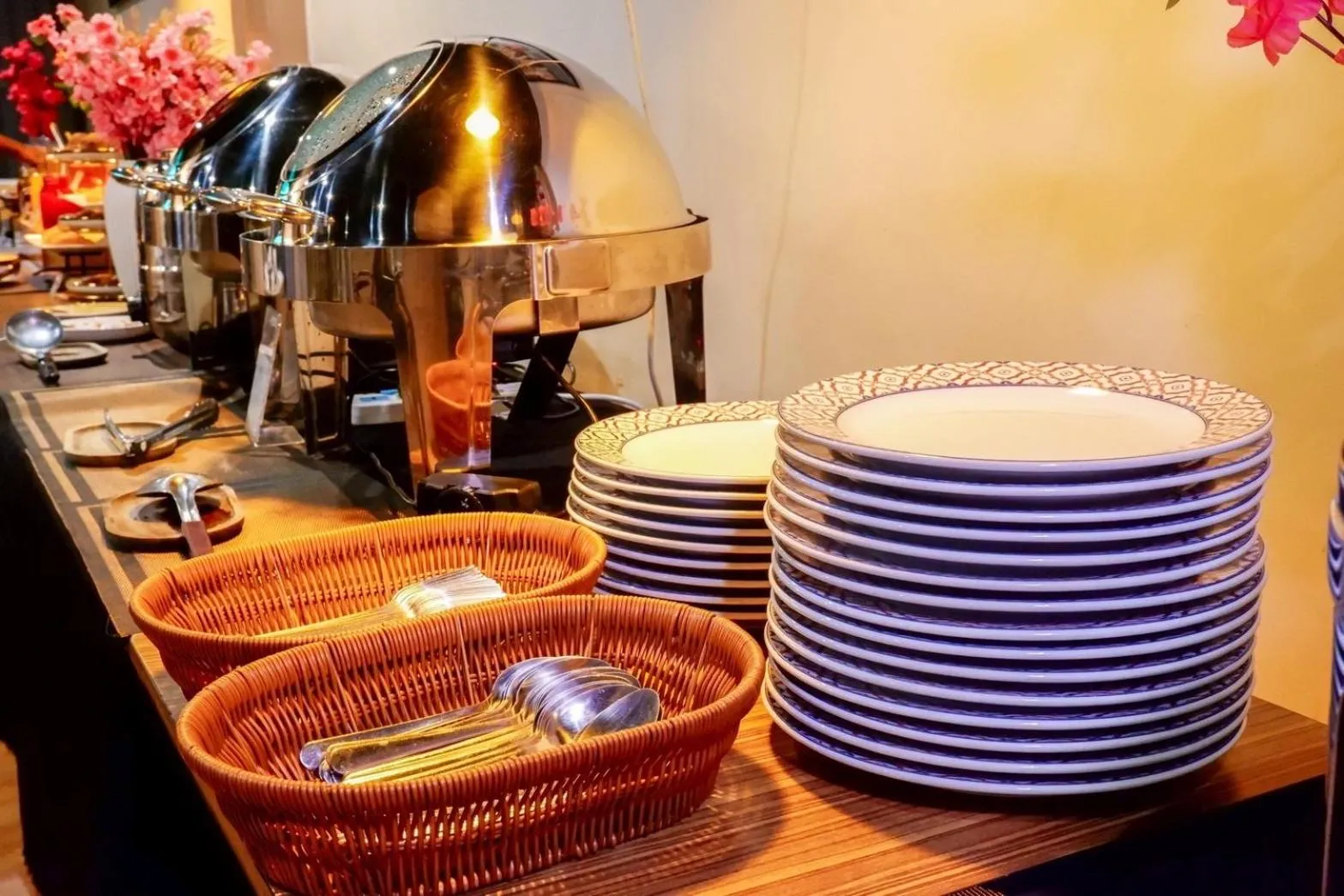 Buffet breakfast in Arawana Regency Park Sukhumvit