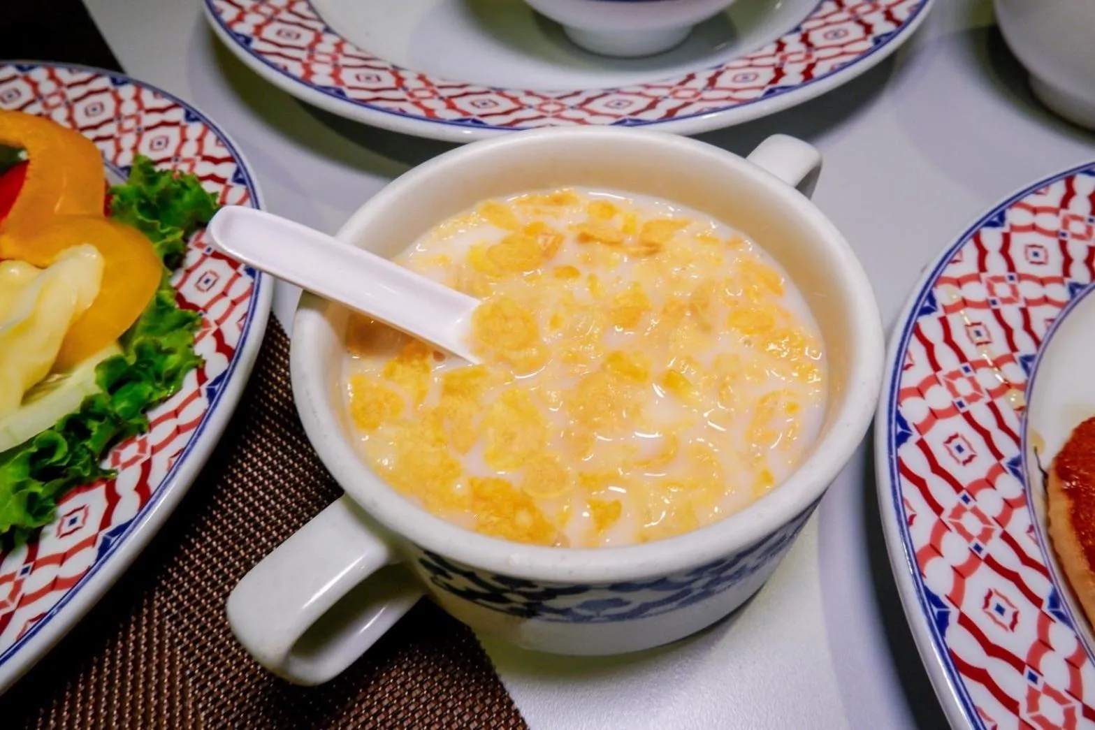 Buffet breakfast in Arawana Regency Park Sukhumvit