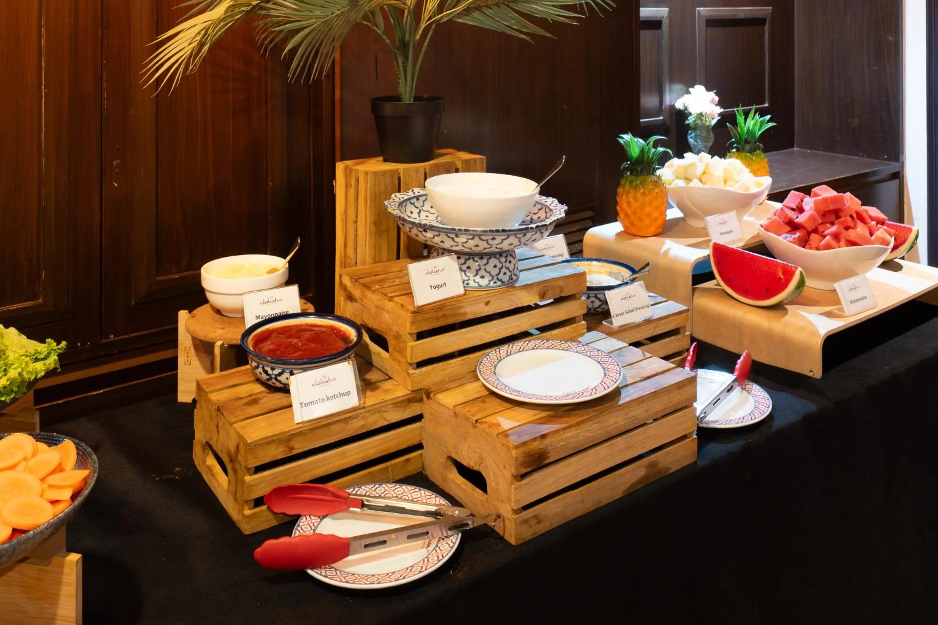 Buffet breakfast in Arawana Regency Park Sukhumvit