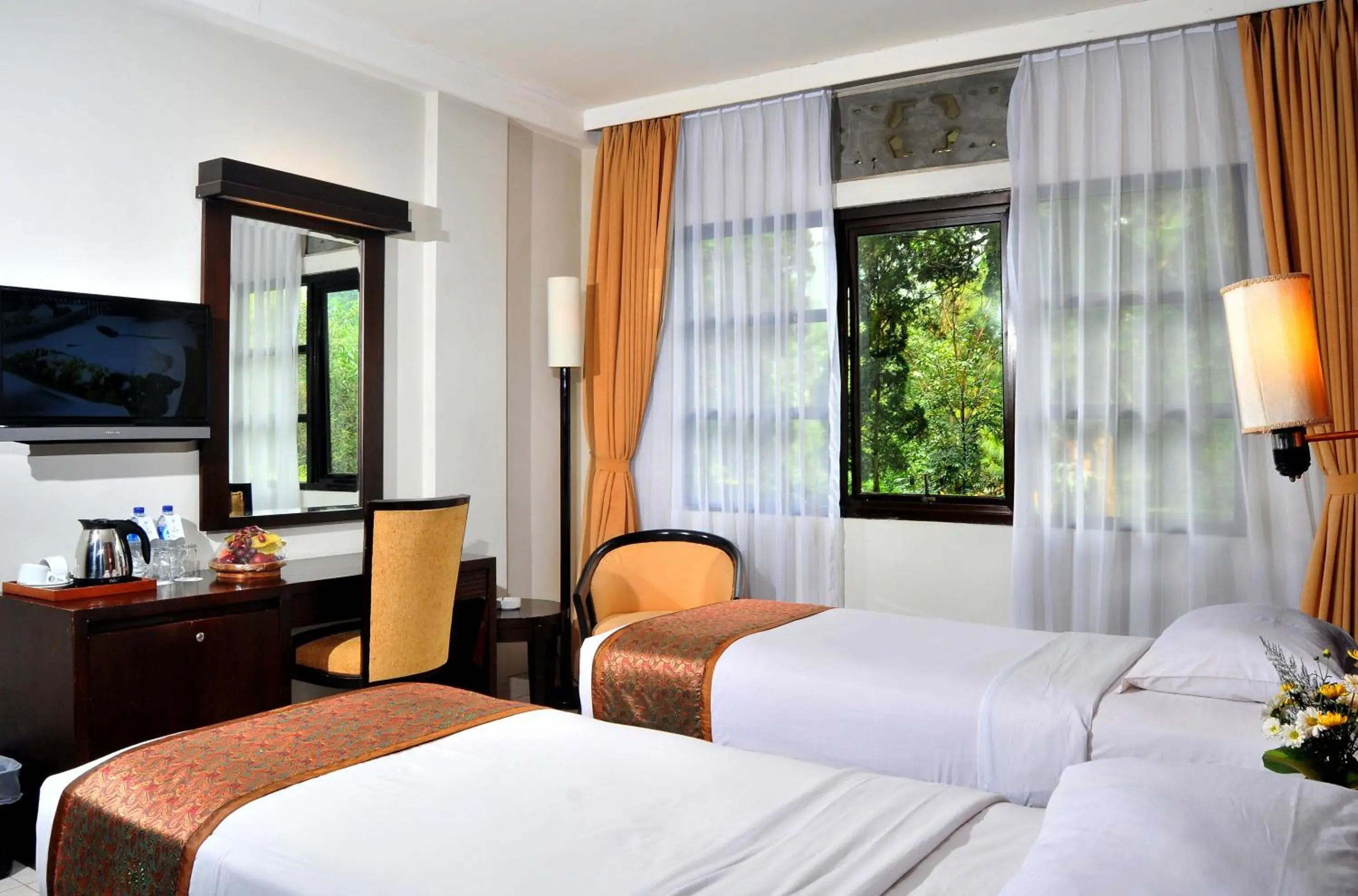 Bed in Sari Ater Hotel & Resort