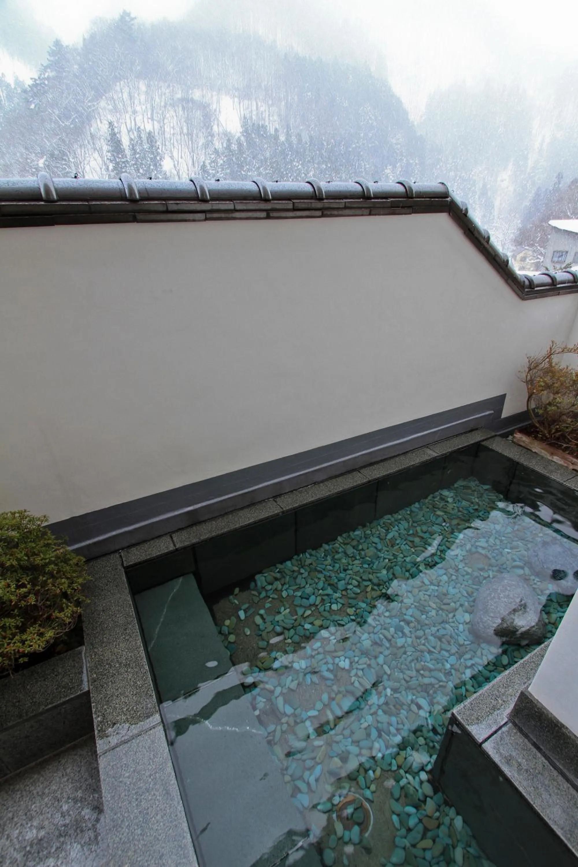 Hot Spring Bath in Ryokan Tanigawa