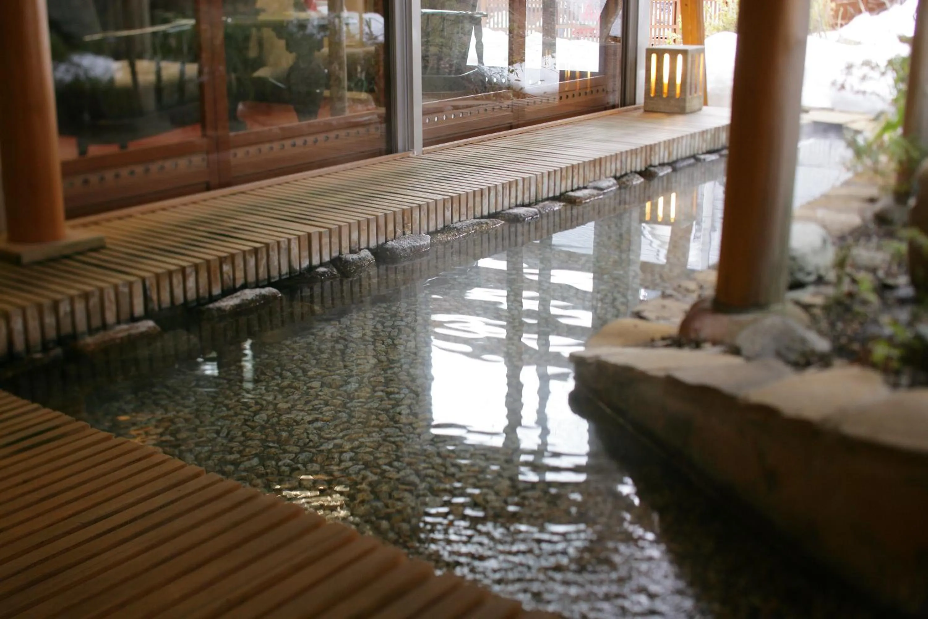 Hot Spring Bath in Ryokan Tanigawa