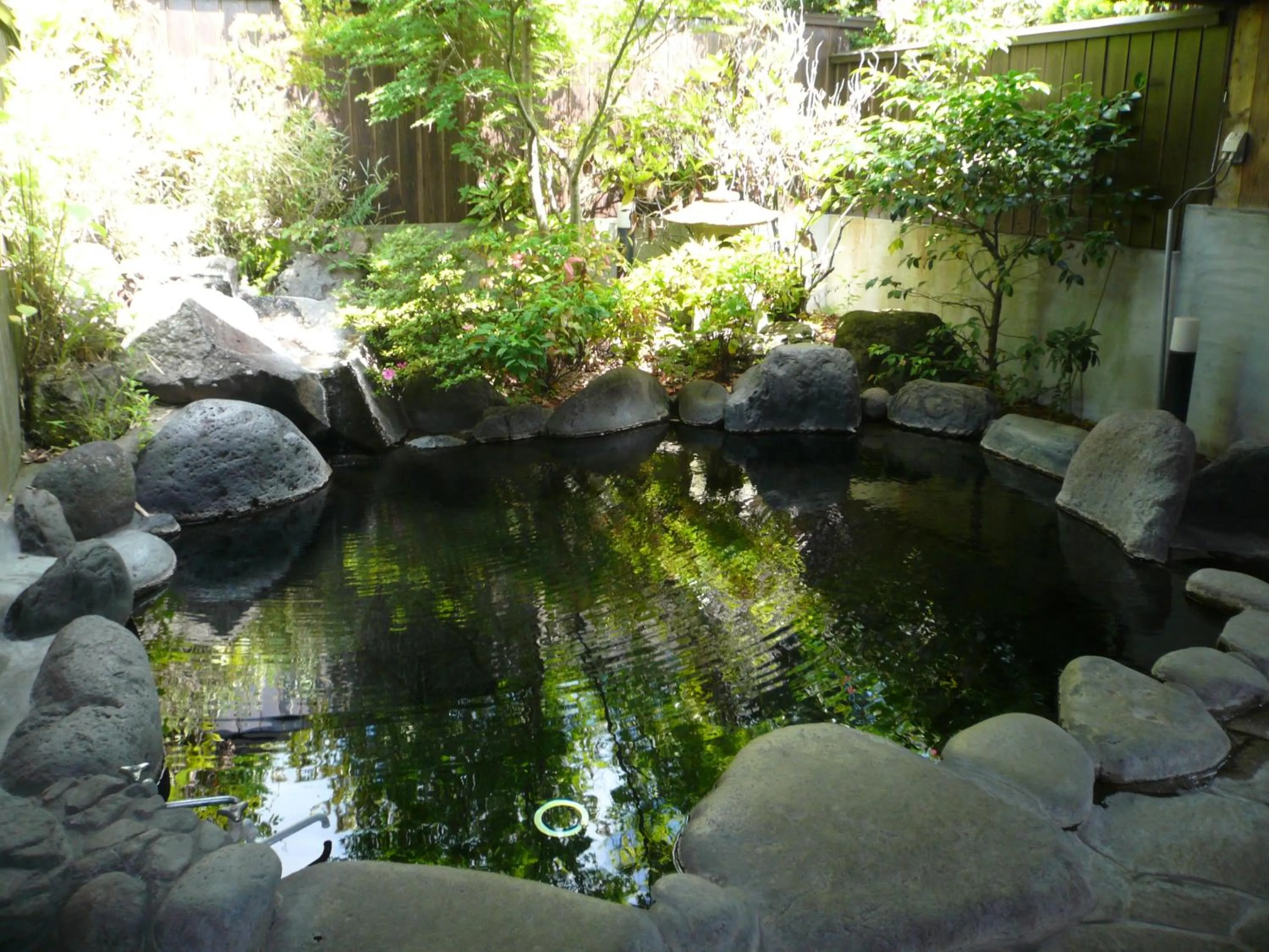 Hot Spring Bath in Yufuin Onsen Hasuwa Inn