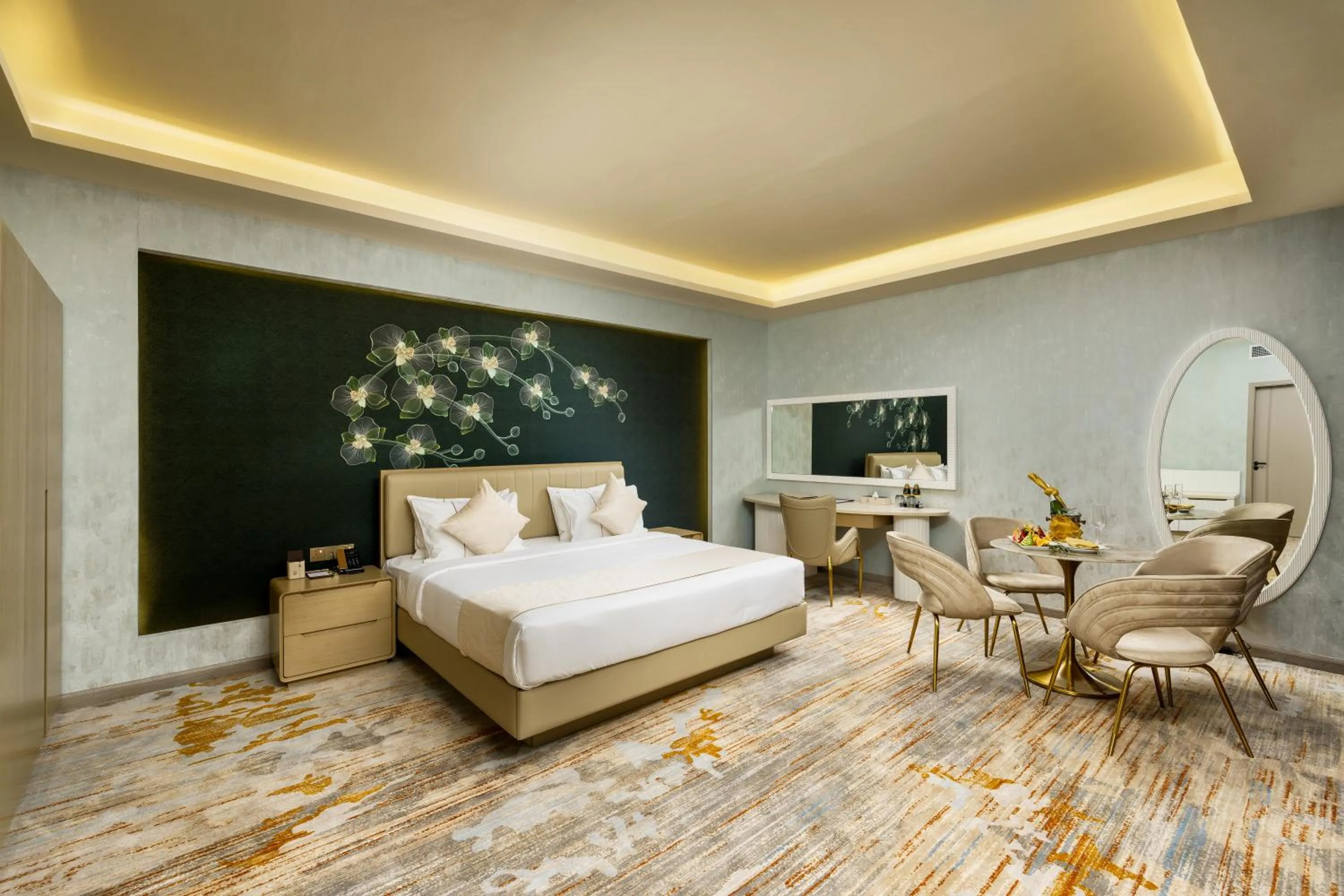 Bed in Avenra Gardens Hotel