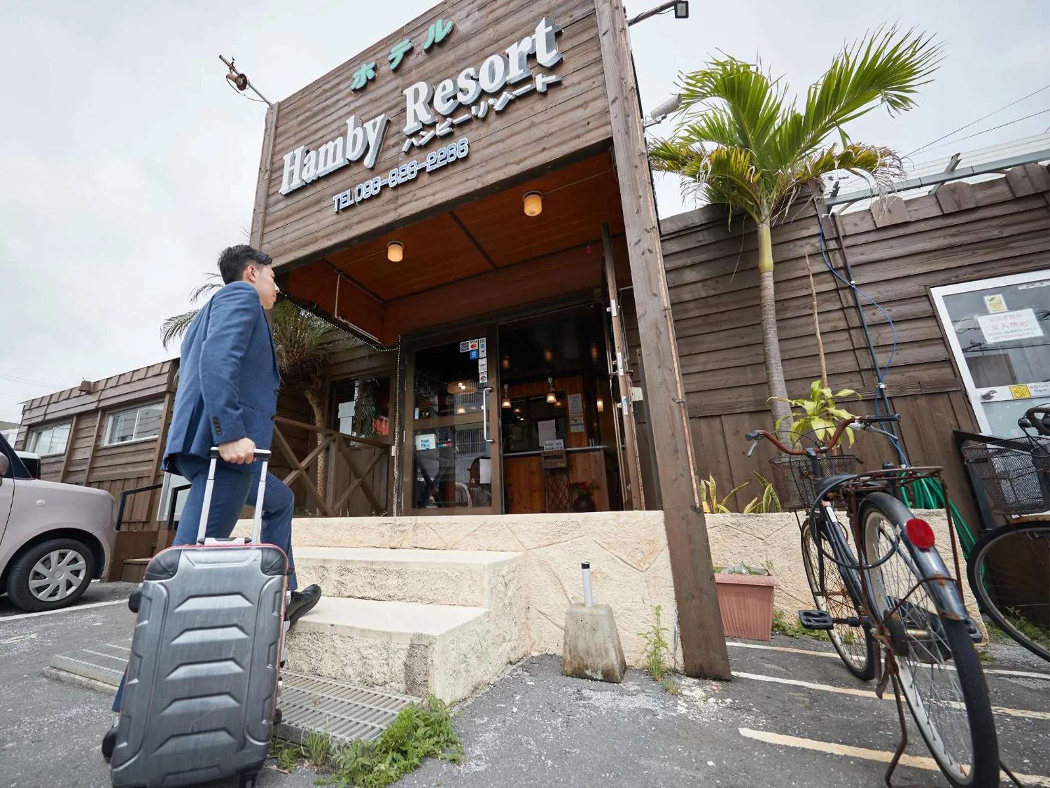 Facade/entrance in Hotel Hamby Resort