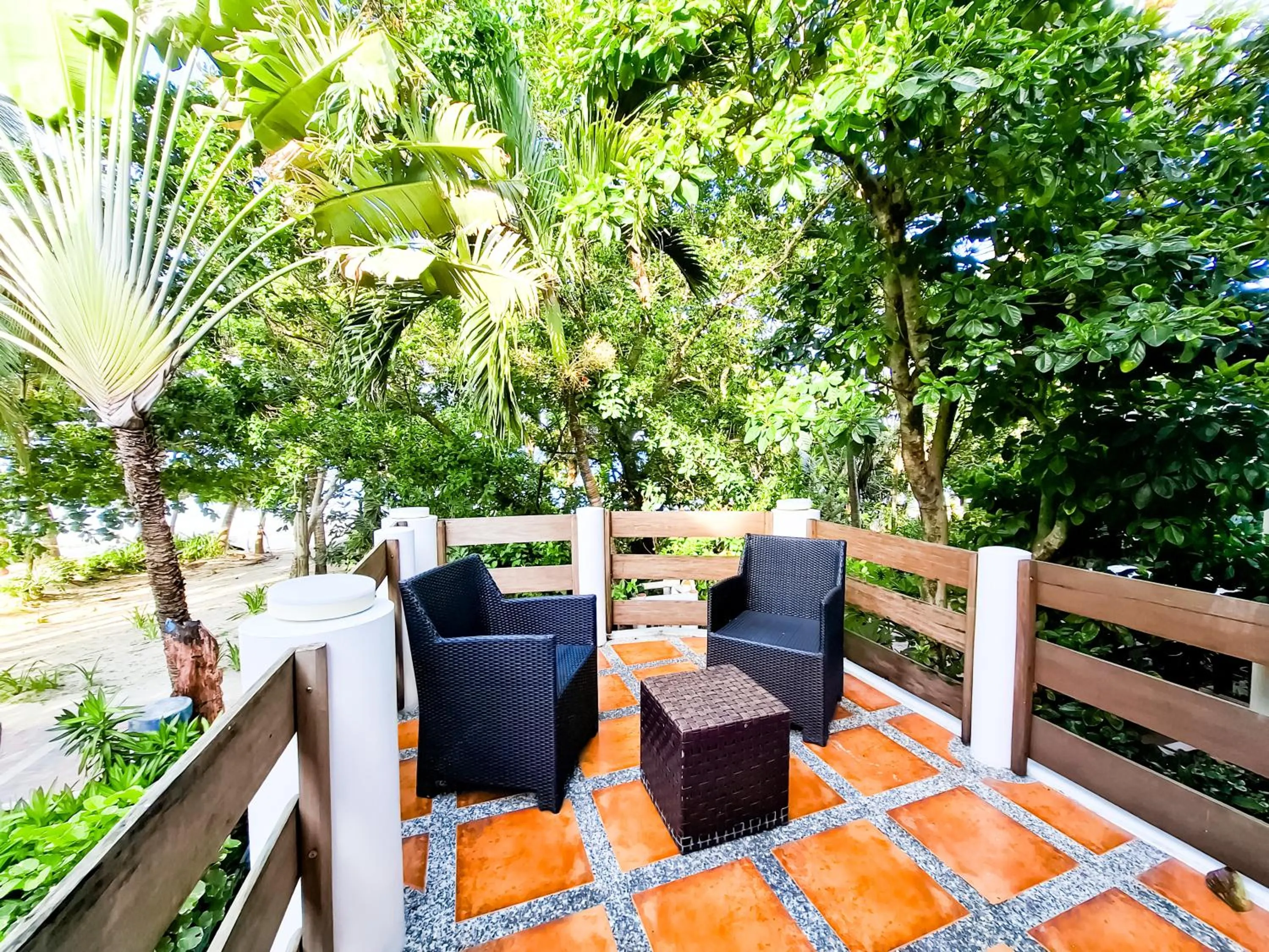 Patio in Aissatou Beach Resort