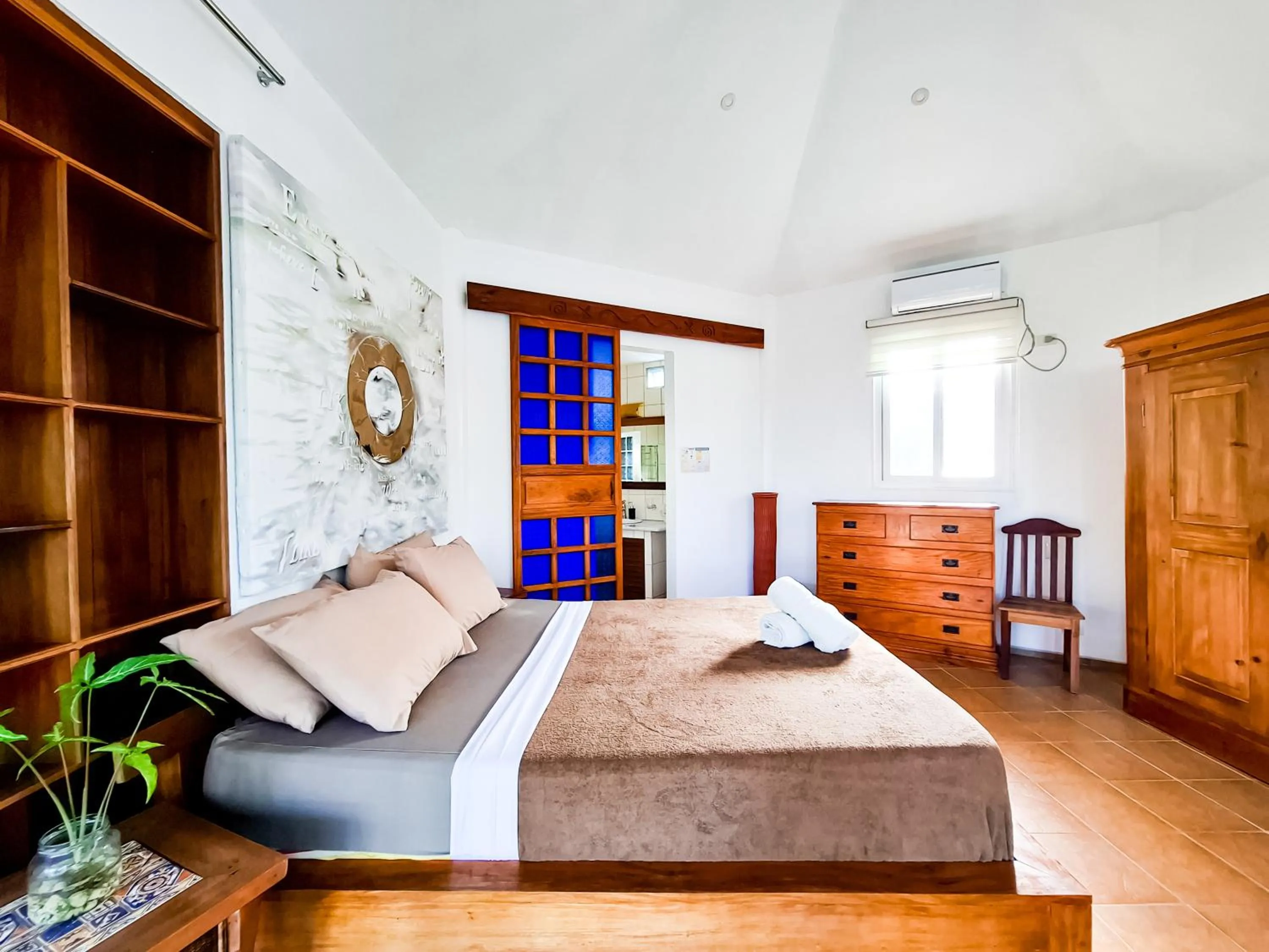 Bed in Aissatou Beach Resort