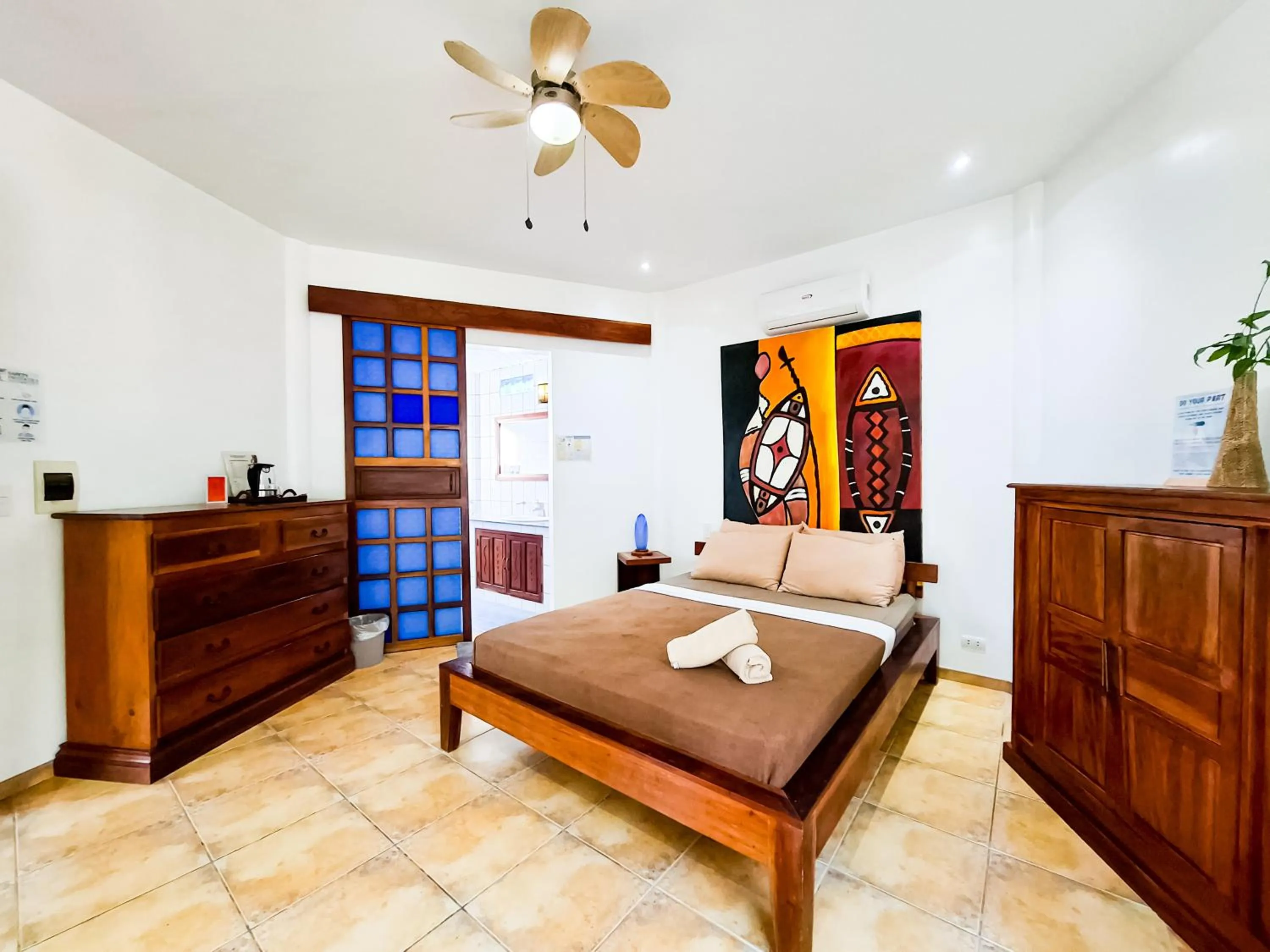 Bed in Aissatou Beach Resort