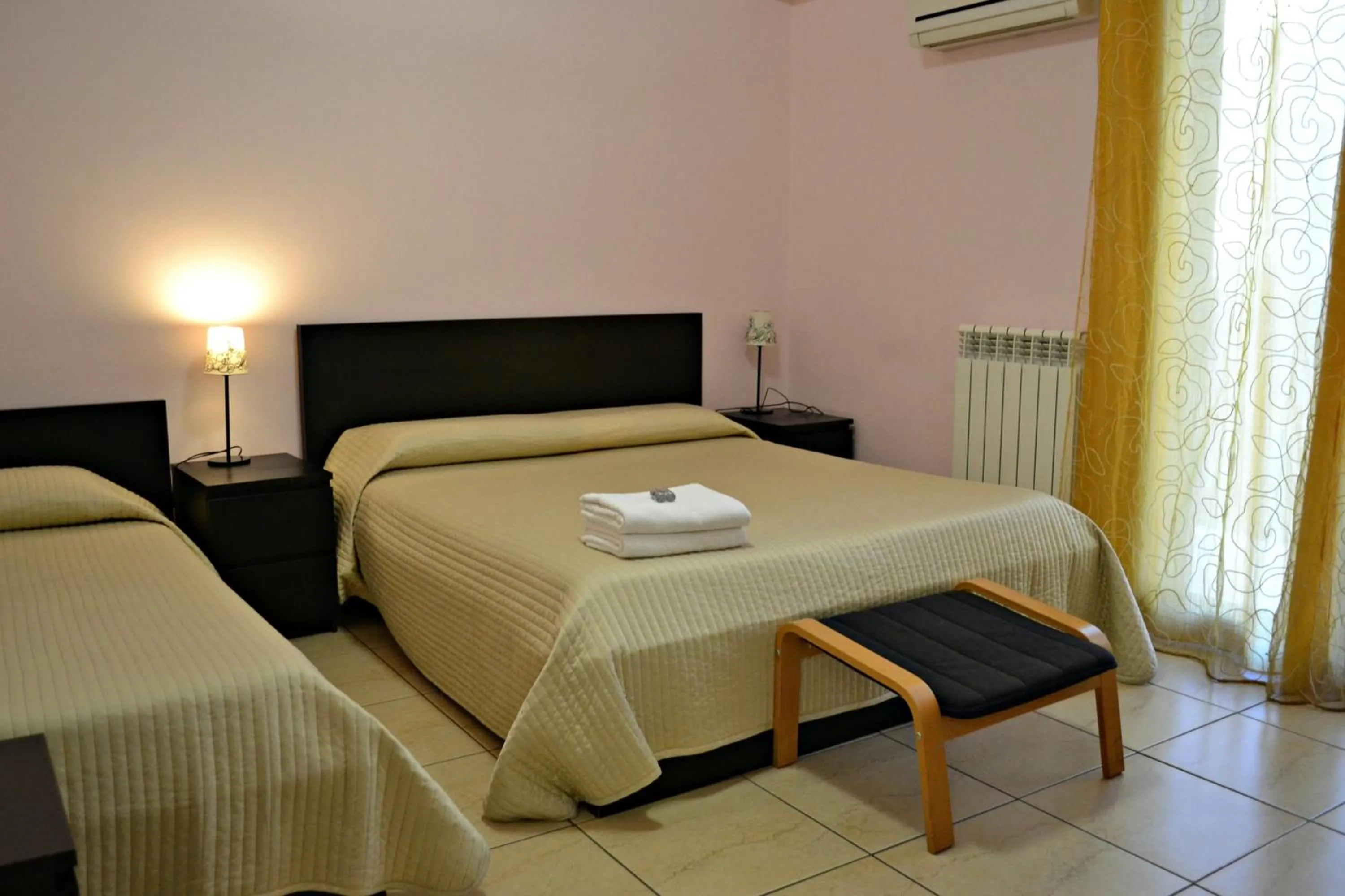 Bedroom, Bed in Hotel Acquaplanet