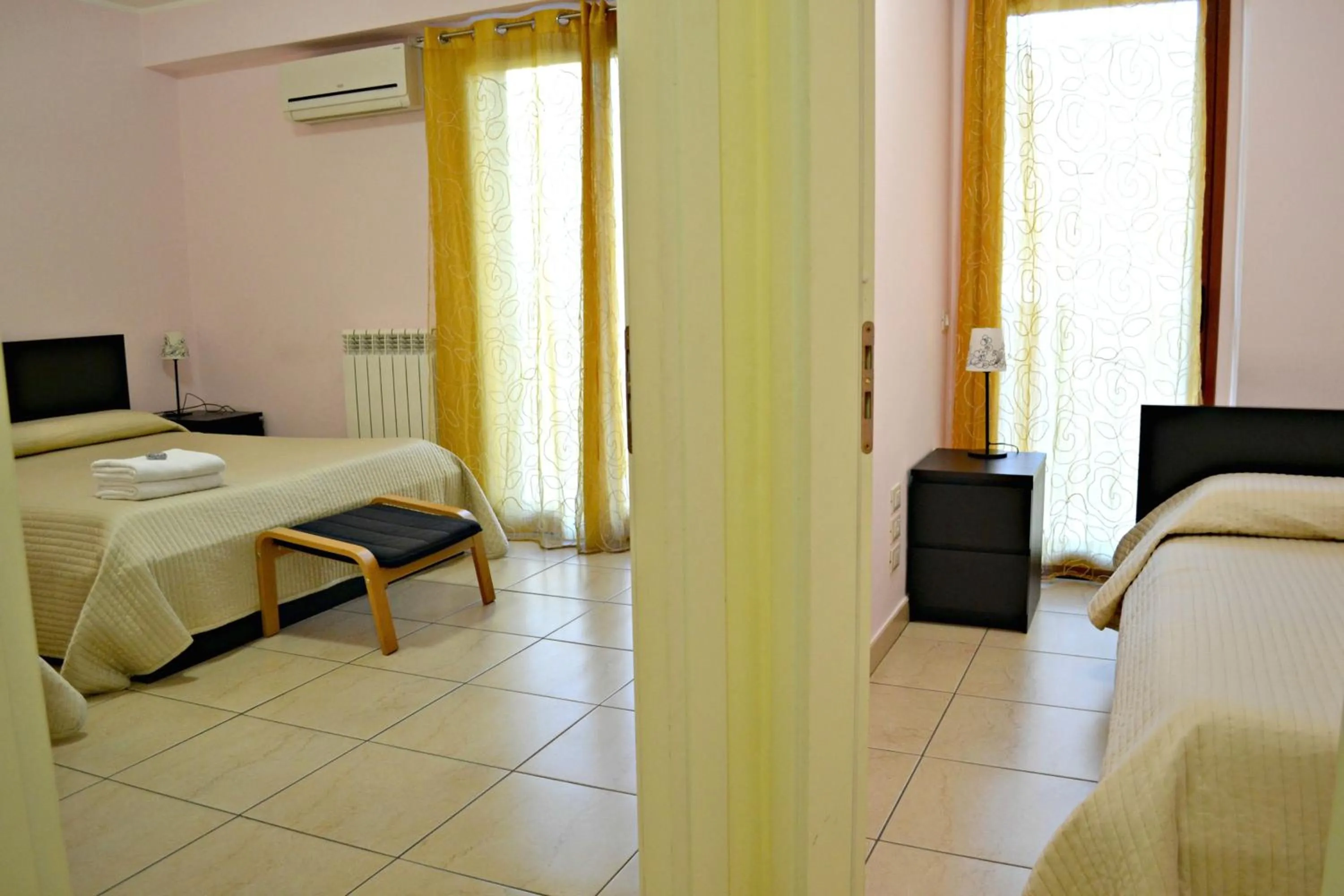 Bedroom, Bed in Hotel Acquaplanet