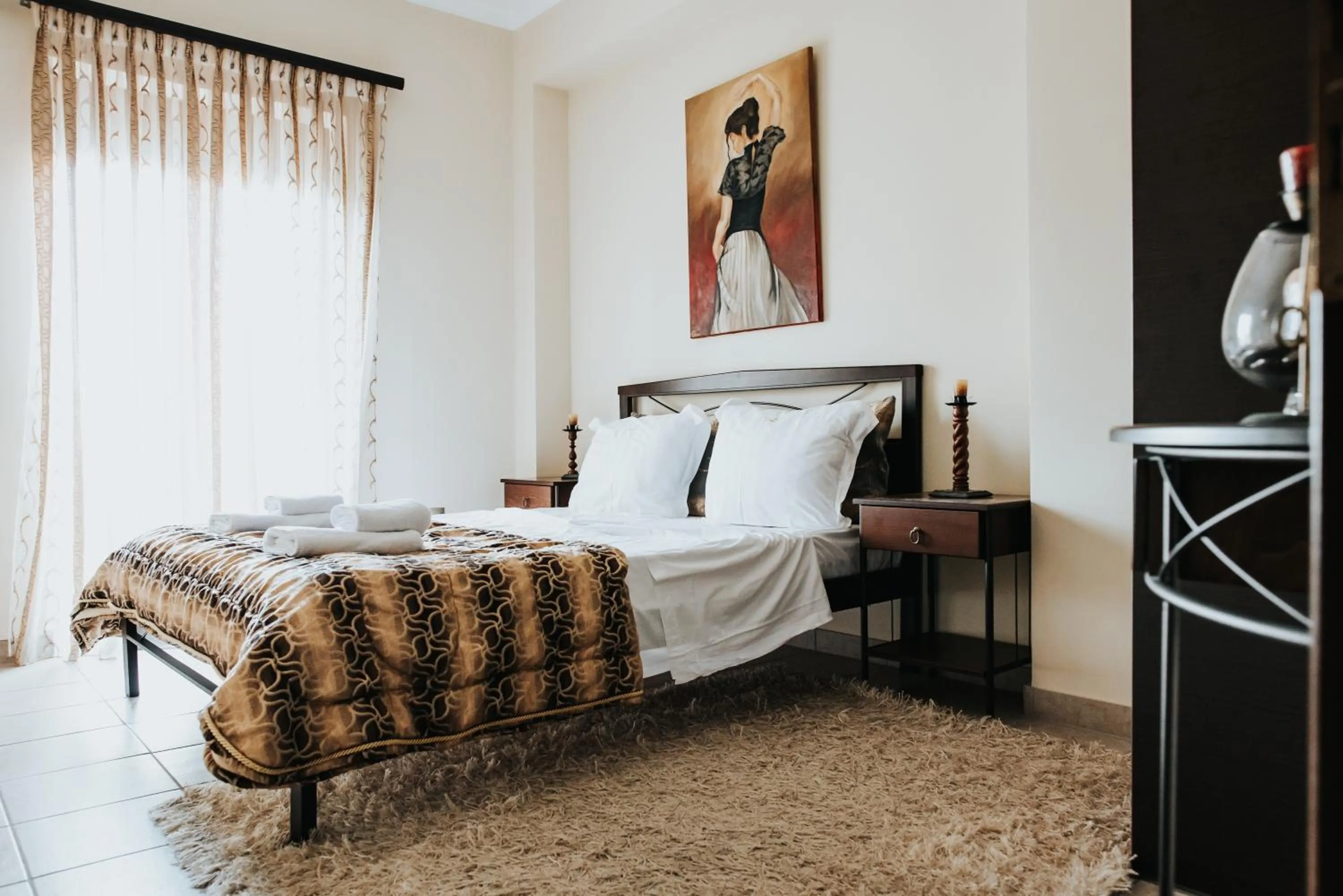 Bed in Villa Milena