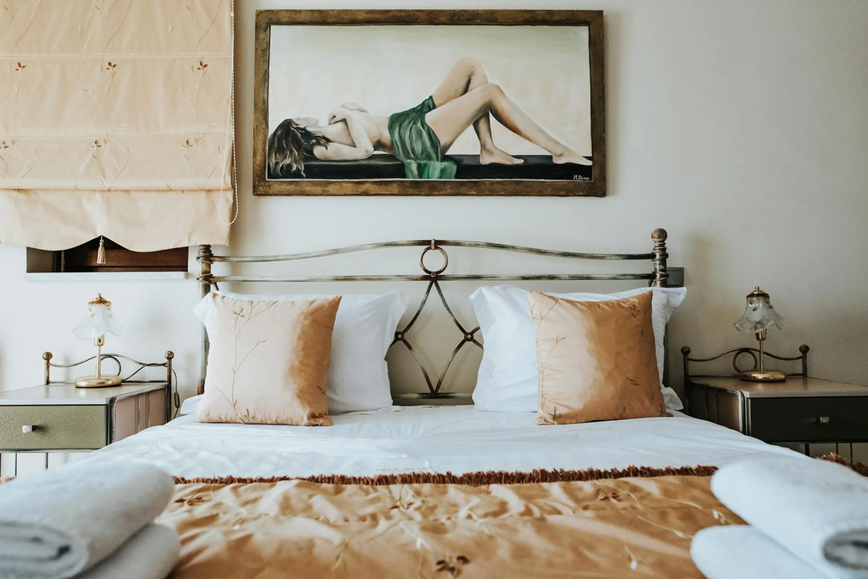 Bed in Villa Milena