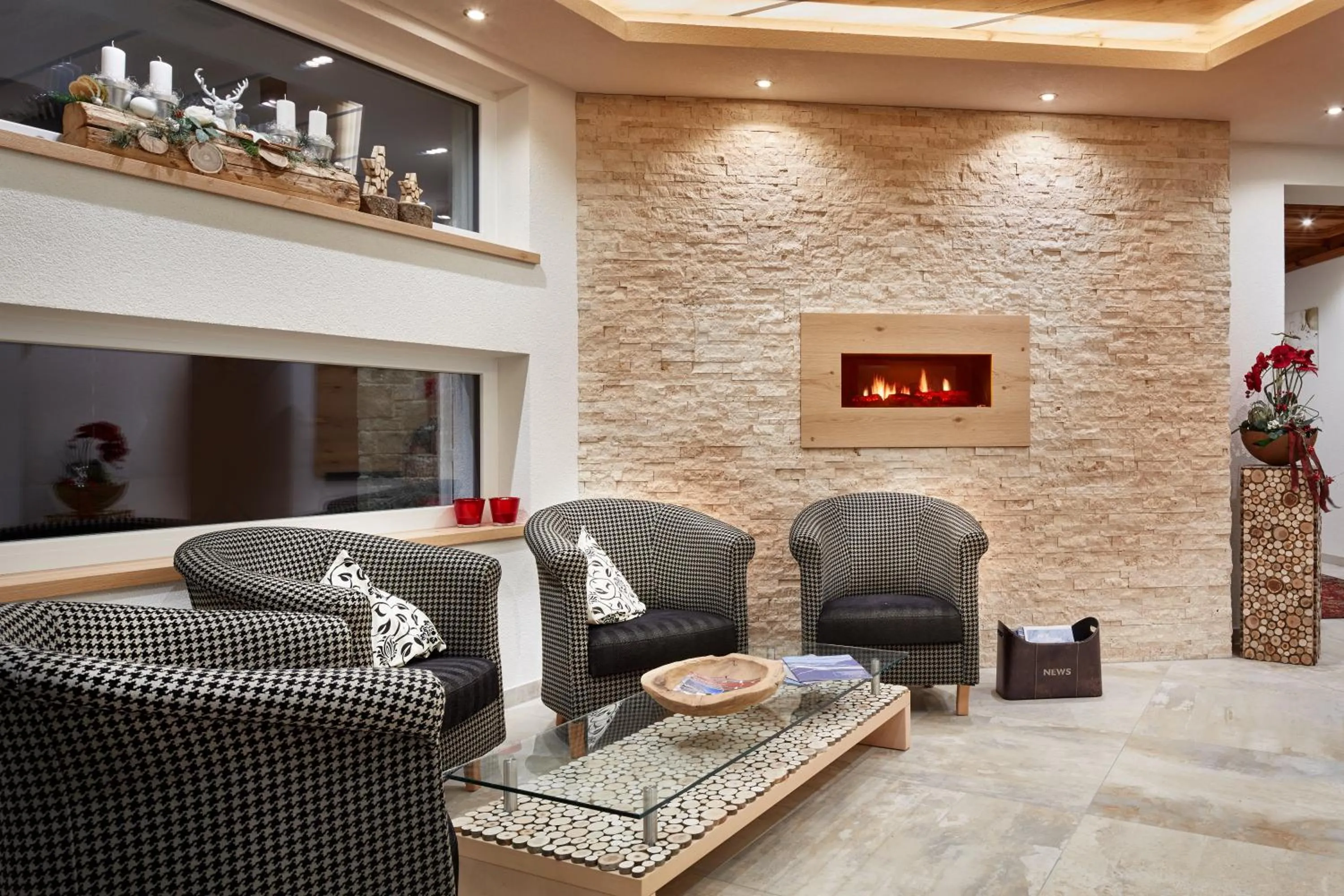 Lobby or reception in Sport Garni Kapplerhof – Ischgl/Kappl