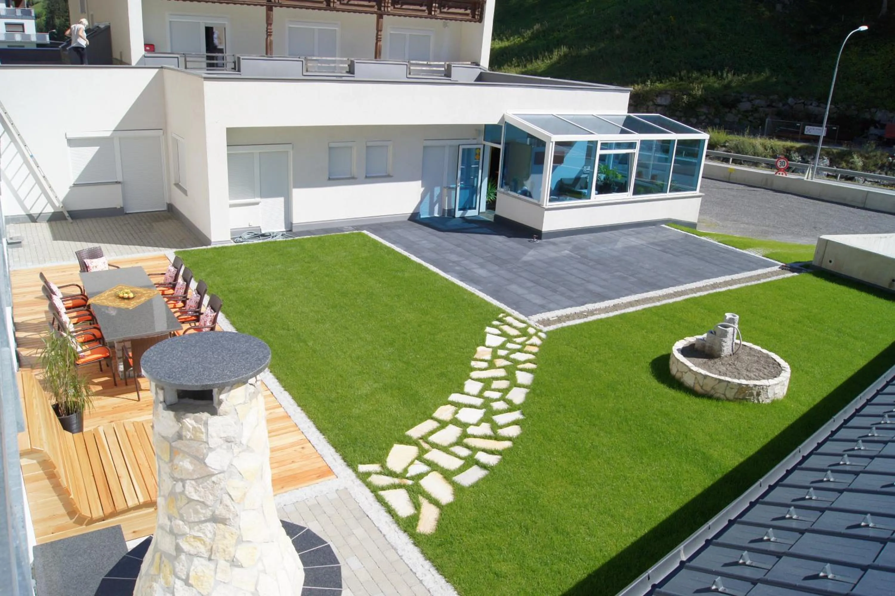 Garden in Sport Garni Kapplerhof – Ischgl/Kappl