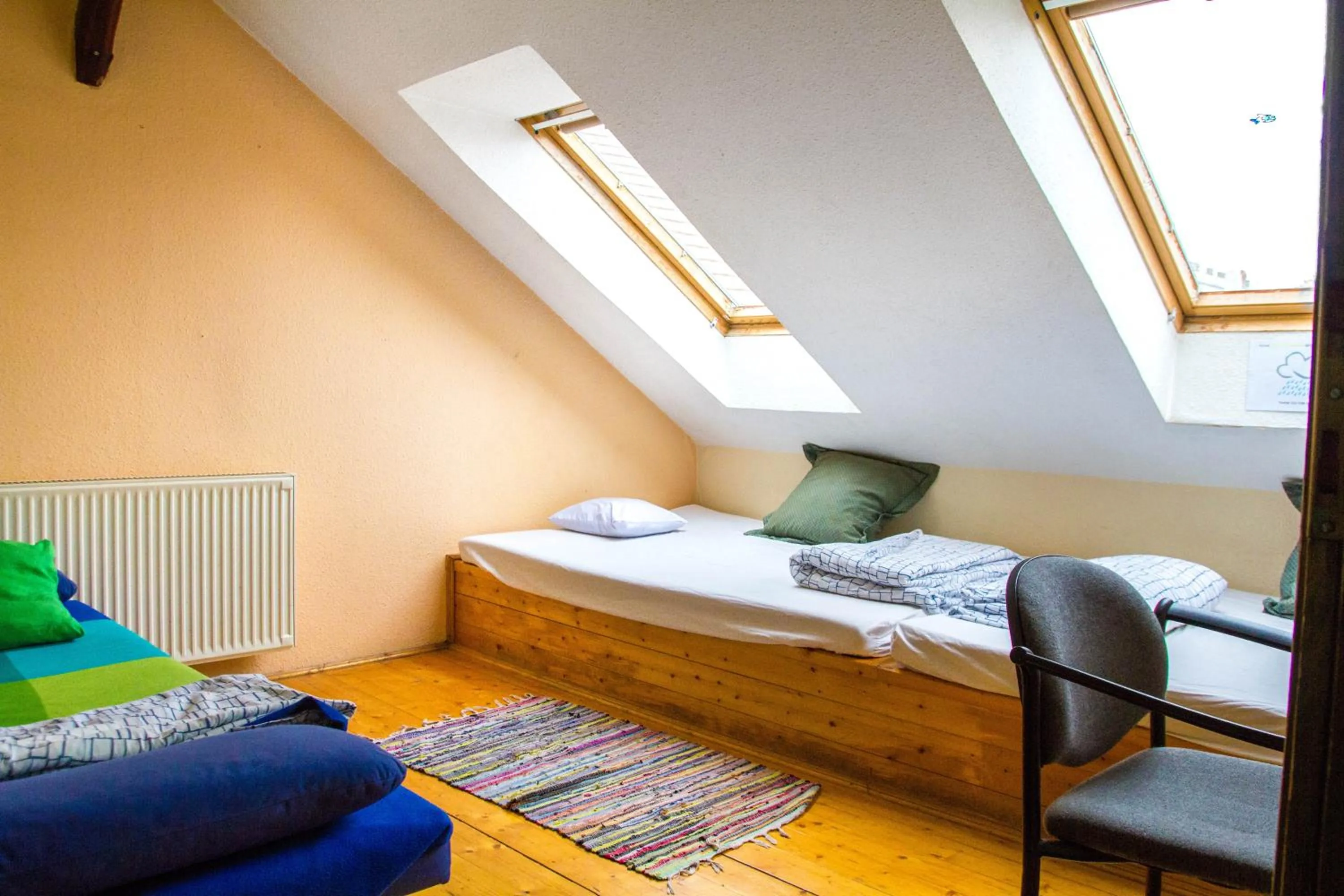 Bed in Unity Hostel Budapest