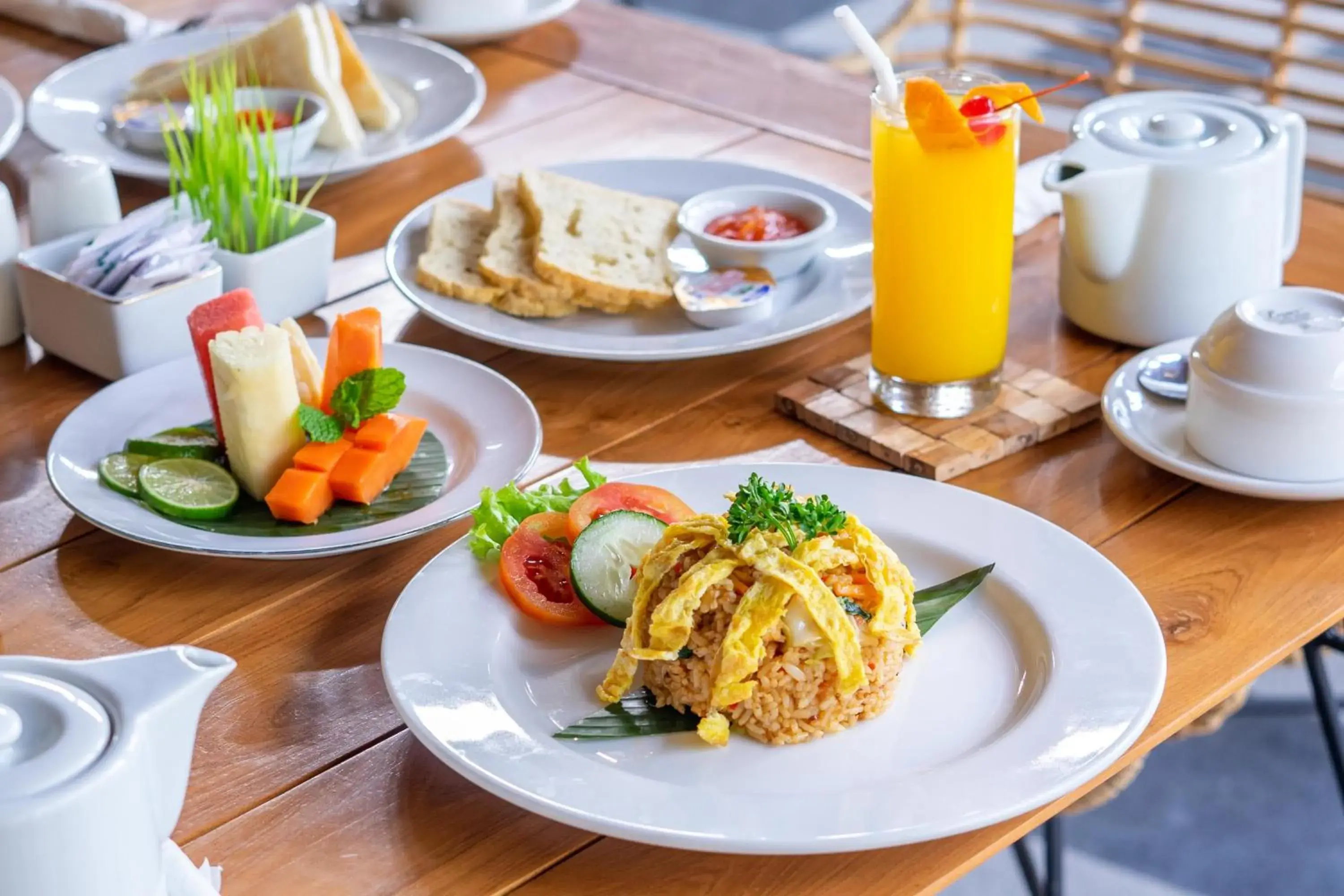 Breakfast in Villa Sonia Bisma Breakfast in Villa Sonia Bisma