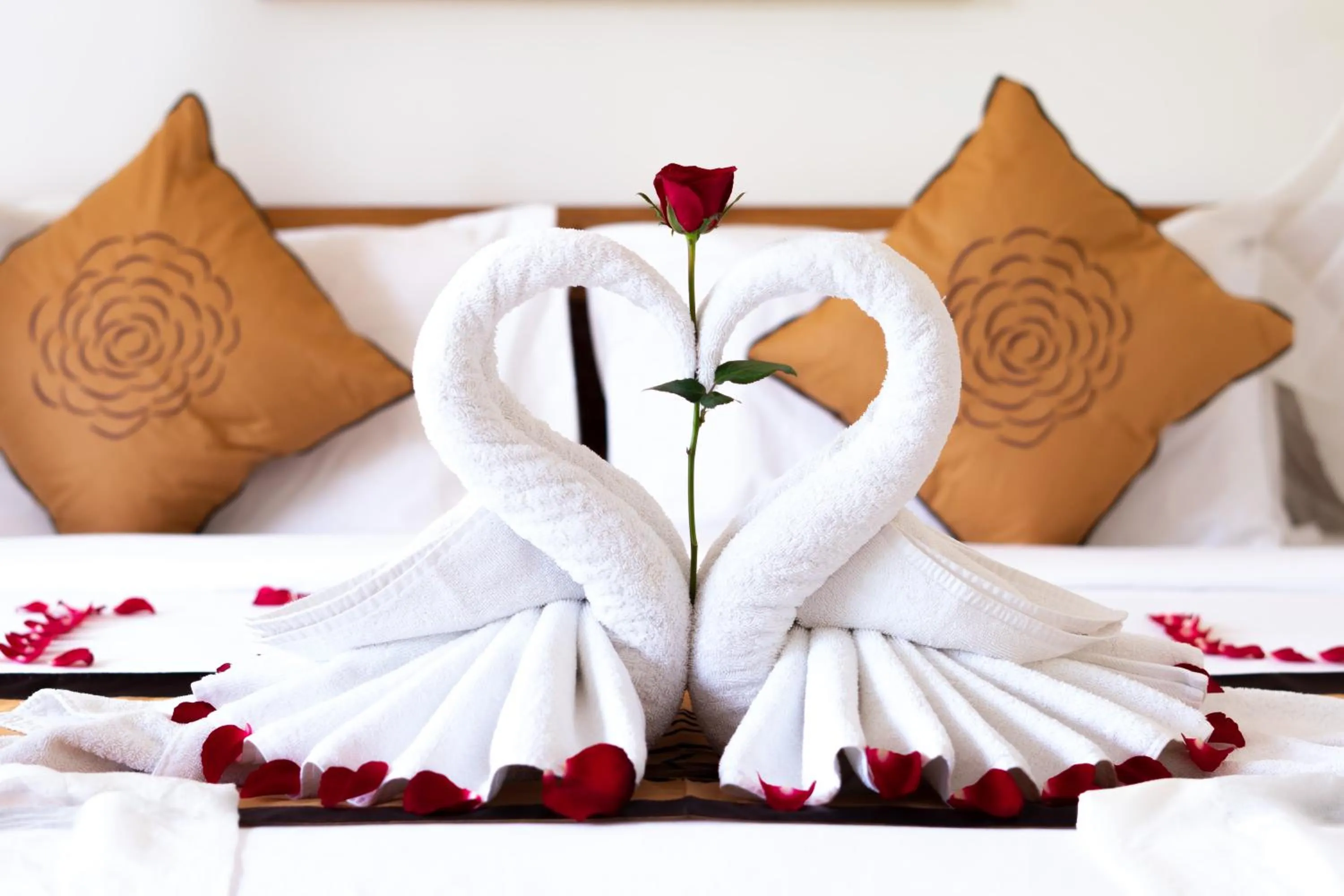 Decorative detail, Bed in Villa Sonia Bisma