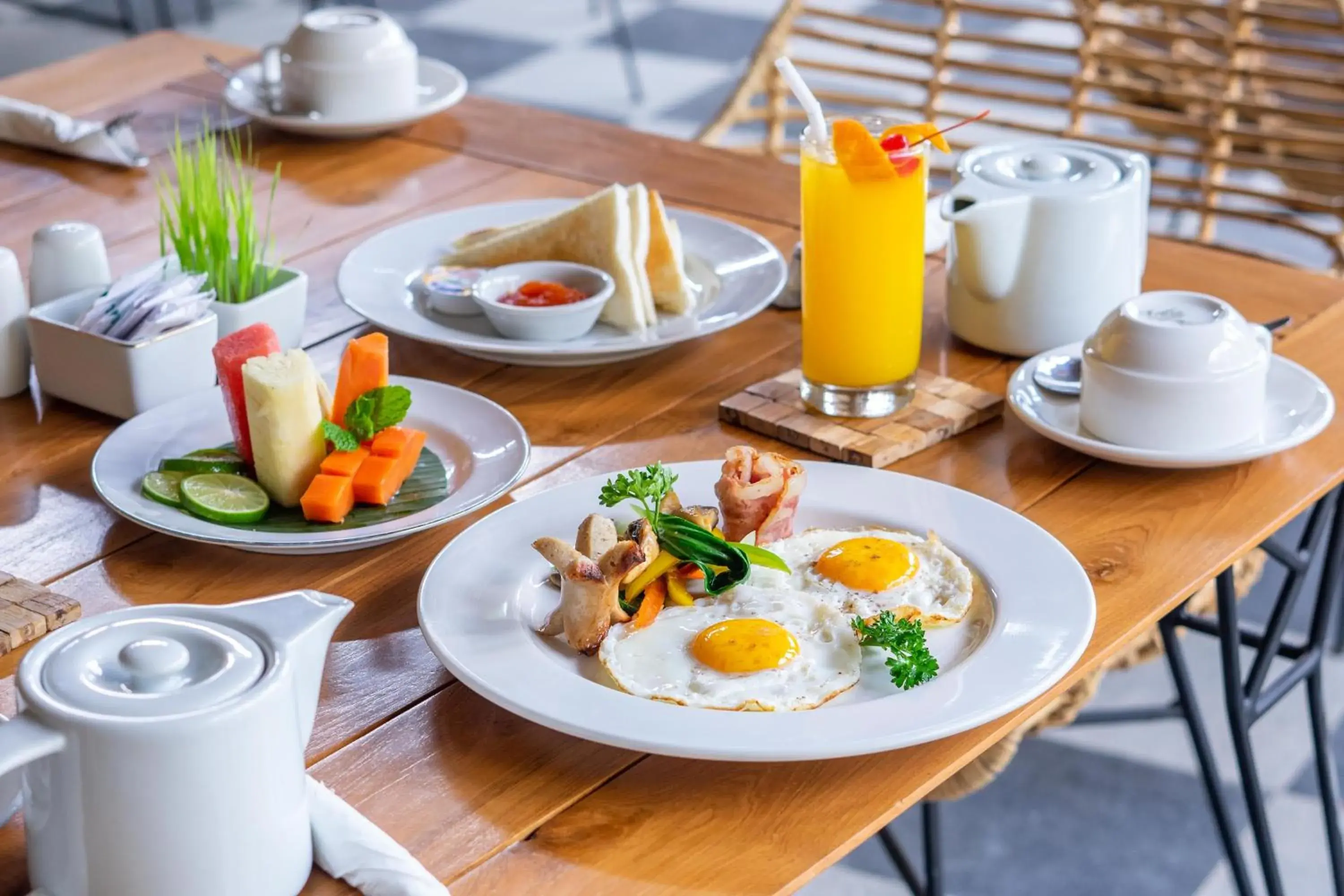 Breakfast in Villa Sonia Bisma Breakfast in Villa Sonia Bisma