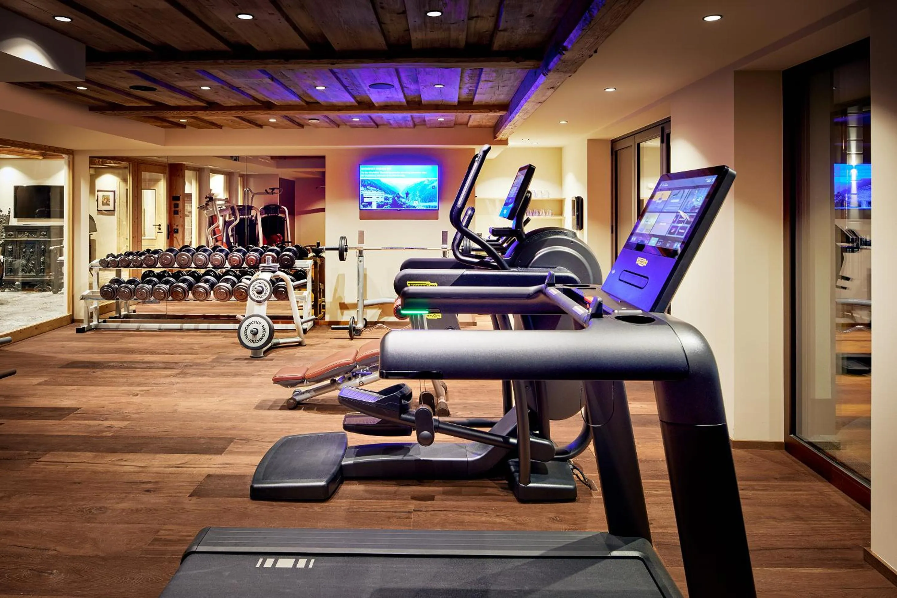 Fitness centre/facilities in Hotel Neue Post