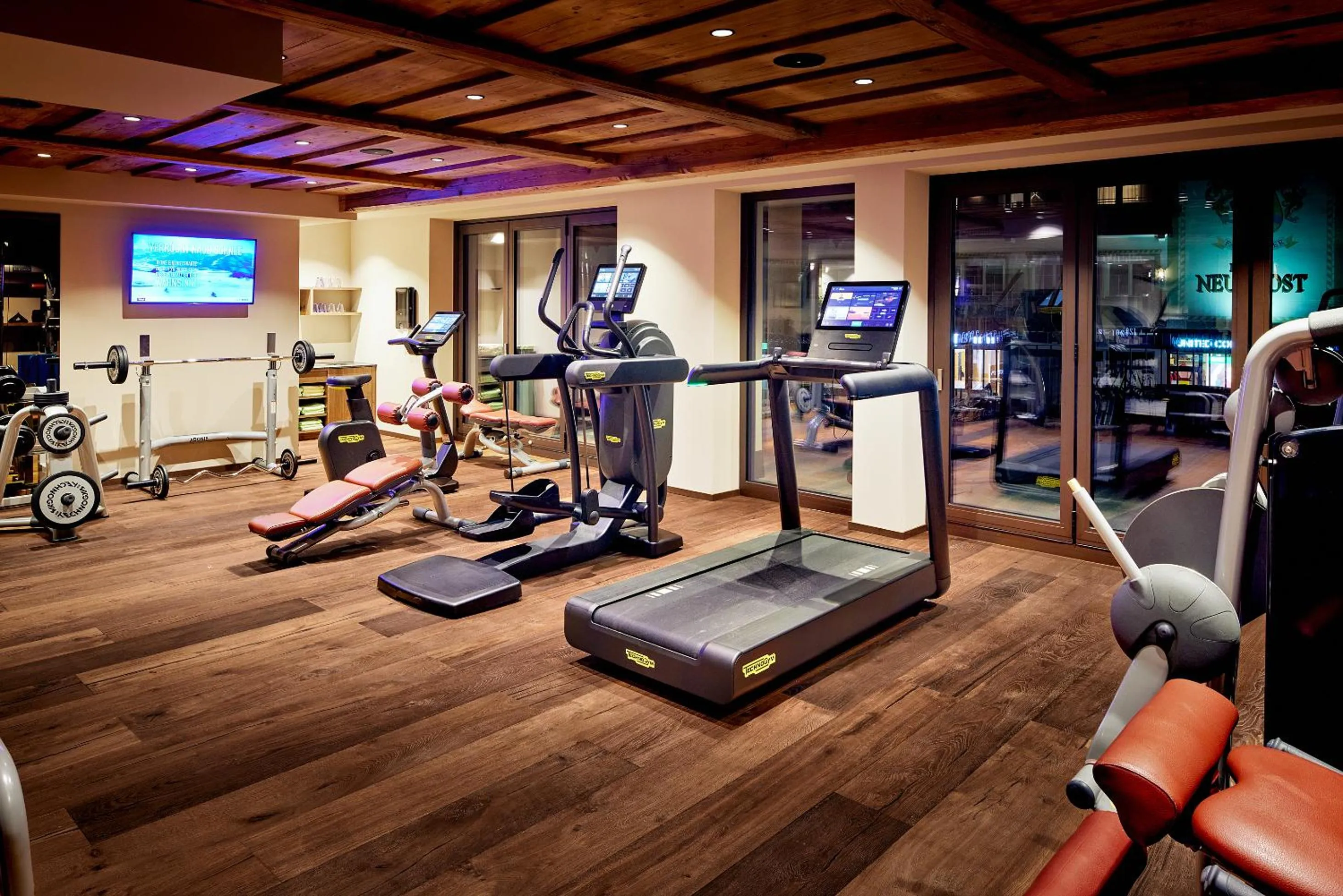 Fitness centre/facilities in Hotel Neue Post
