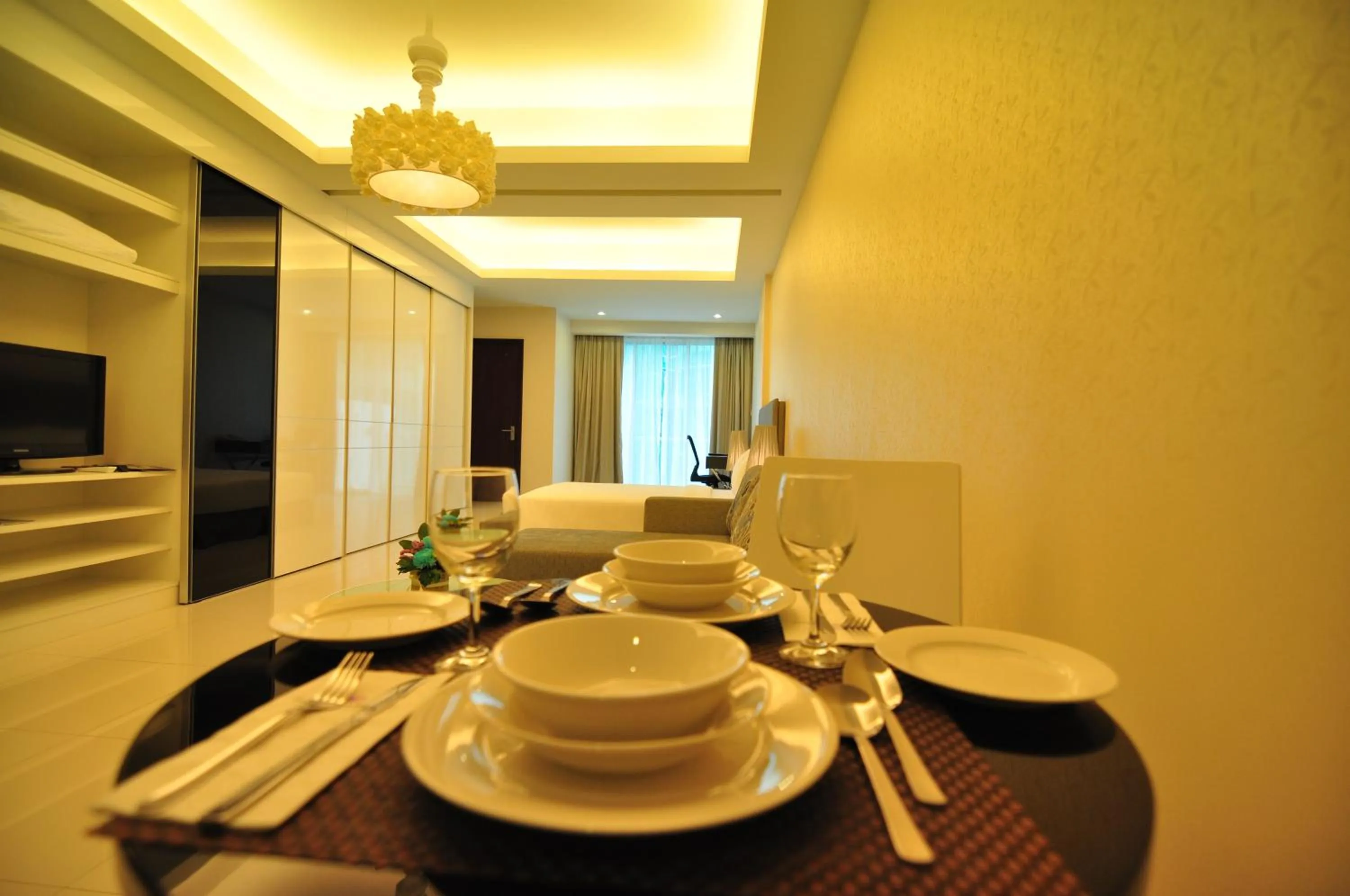 Dining area in Damas Suites & Residences Kuala Lumpur