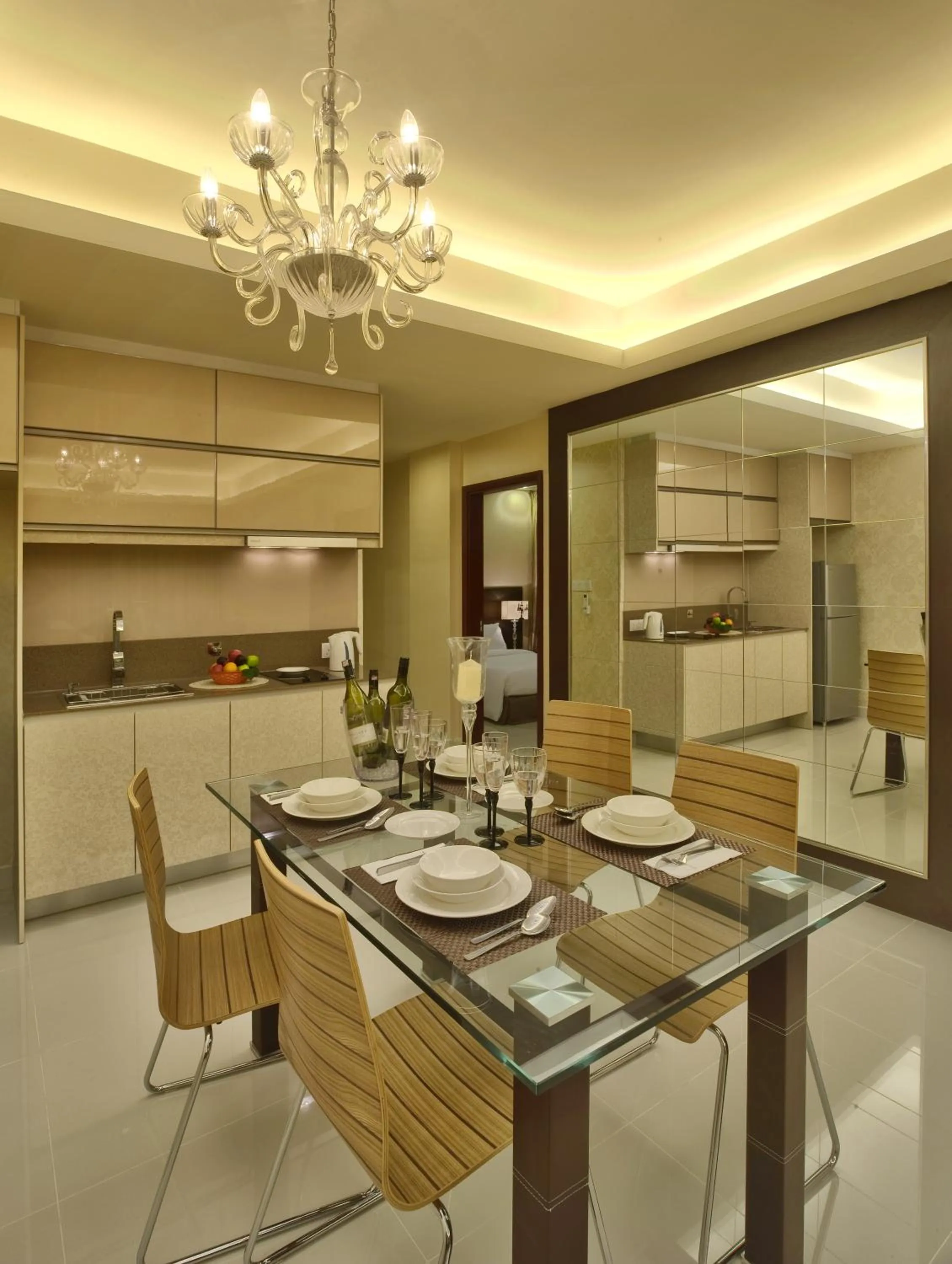 Dining area in Damas Suites & Residences Kuala Lumpur