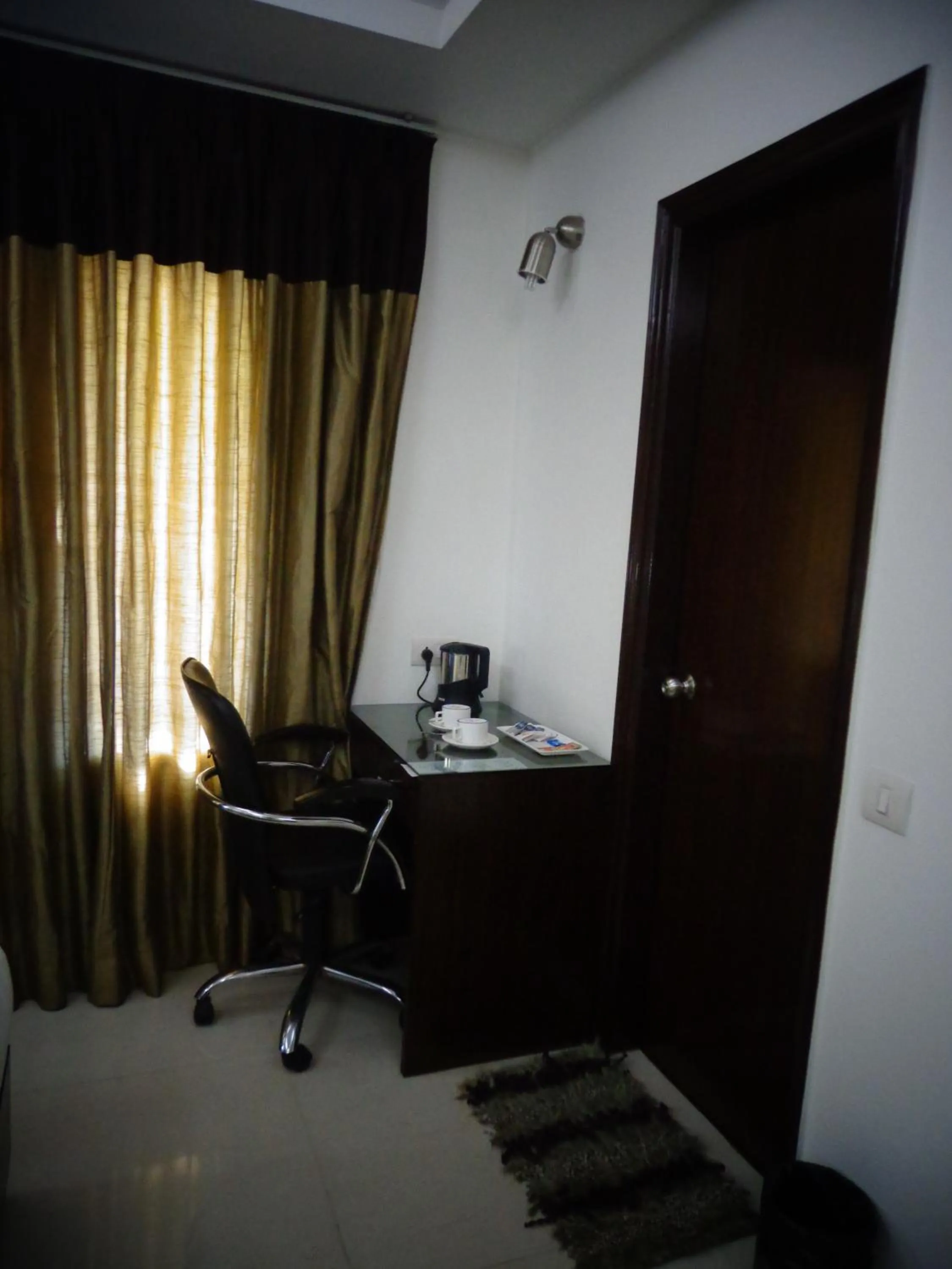 Seating area in Sohi Residency