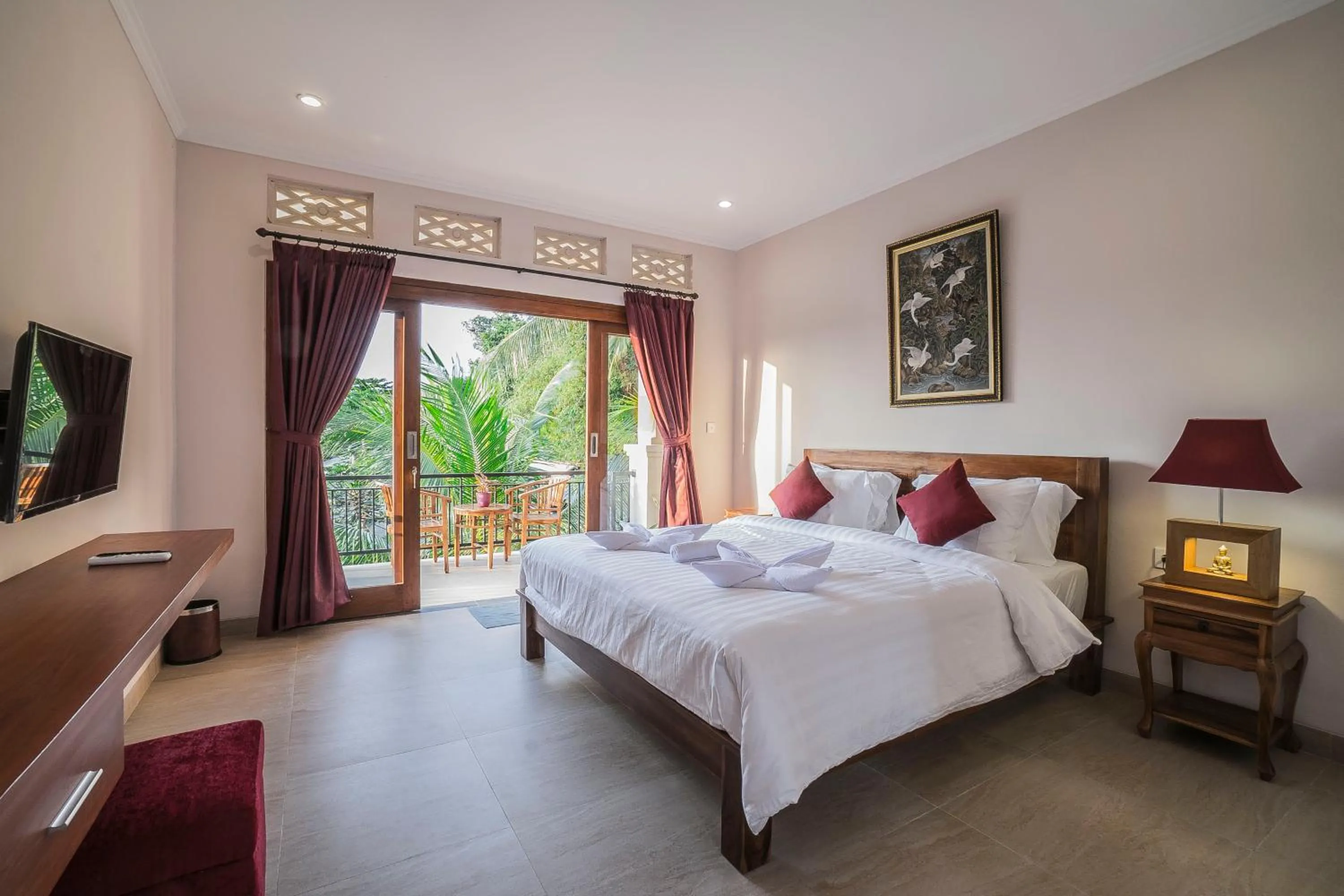 Photo of the whole room, Bed in Jero Griya Ubud
