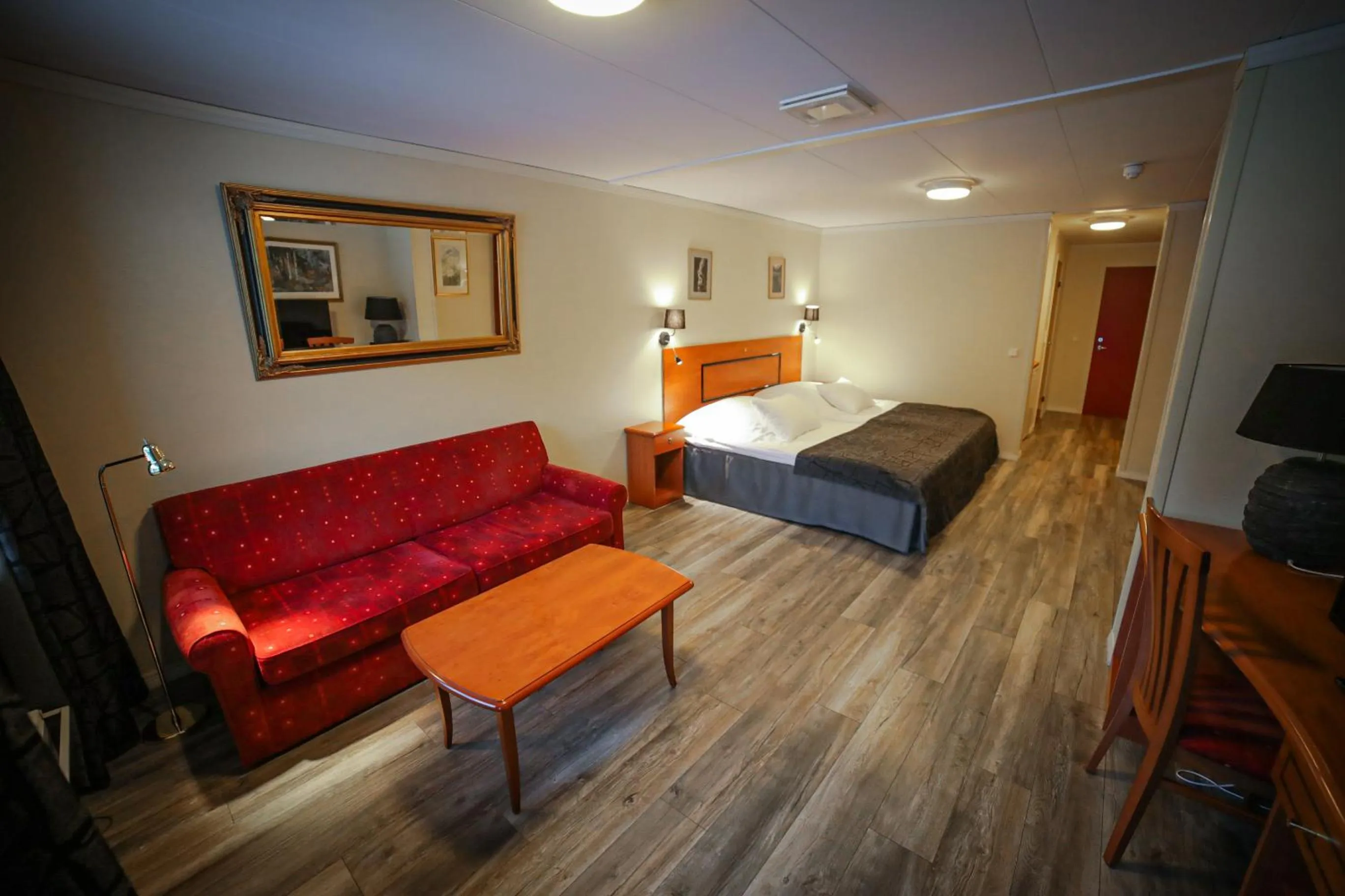 Seating area in Vesterland Feriepark Hytter, hotell og leikeland