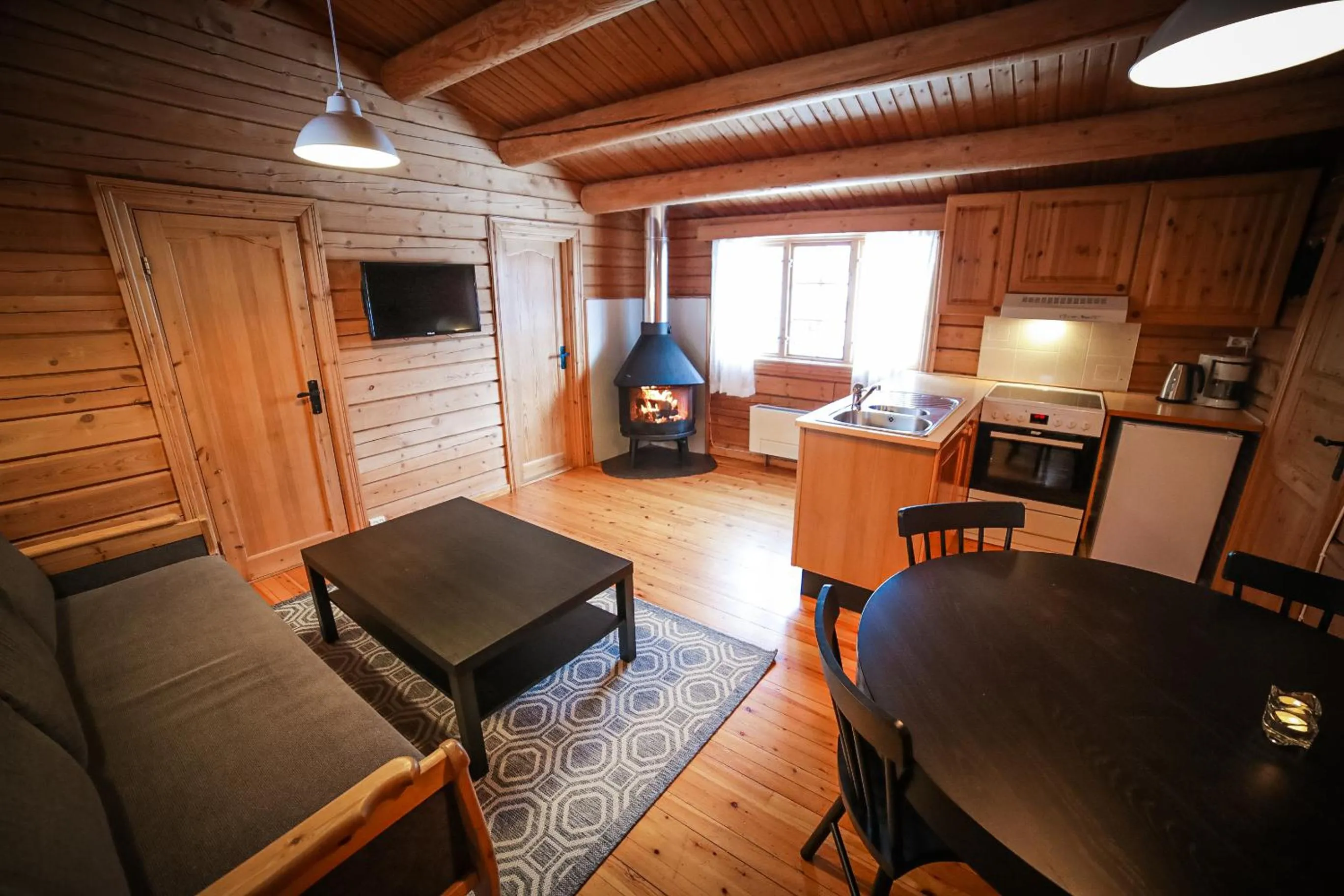 Living room in Vesterland Feriepark Hytter, hotell og leikeland