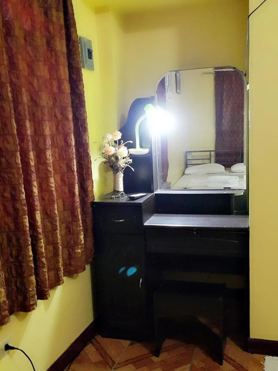 Bed in Carribean Transient House