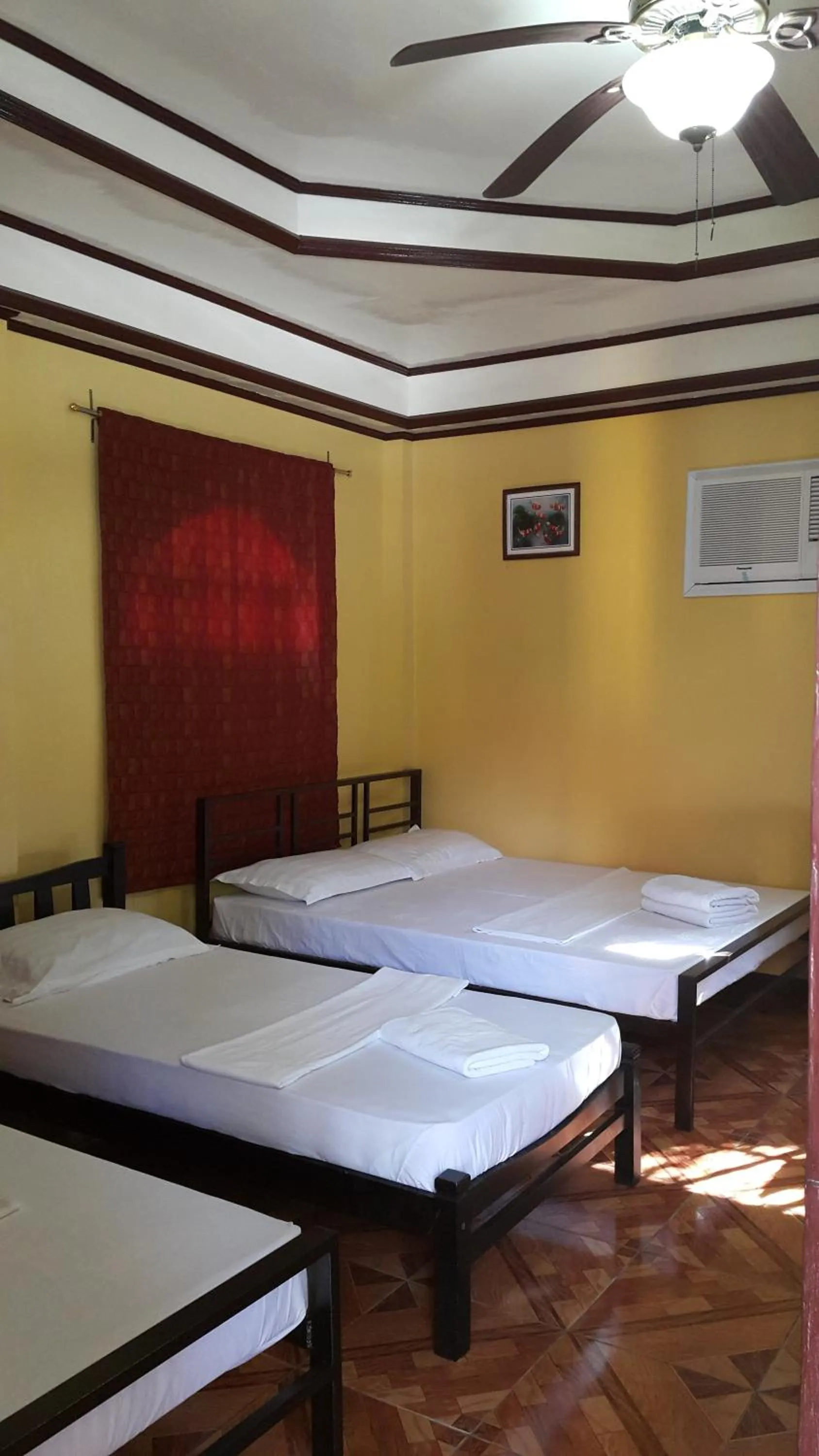 Bed in Carribean Transient House