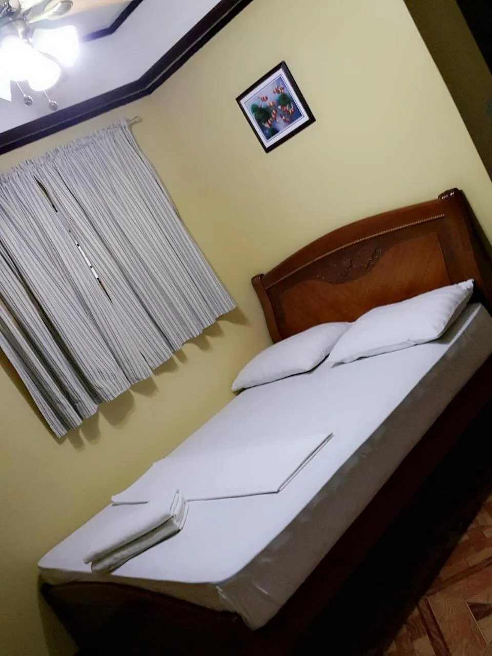 Bed in Carribean Transient House