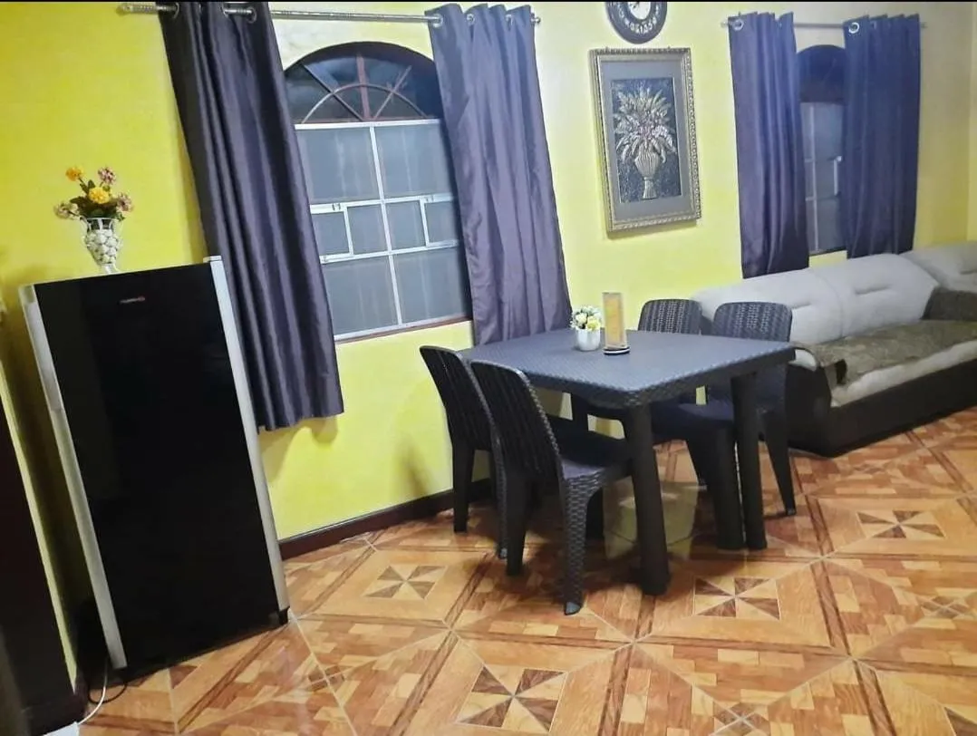 Bed in Carribean Transient House