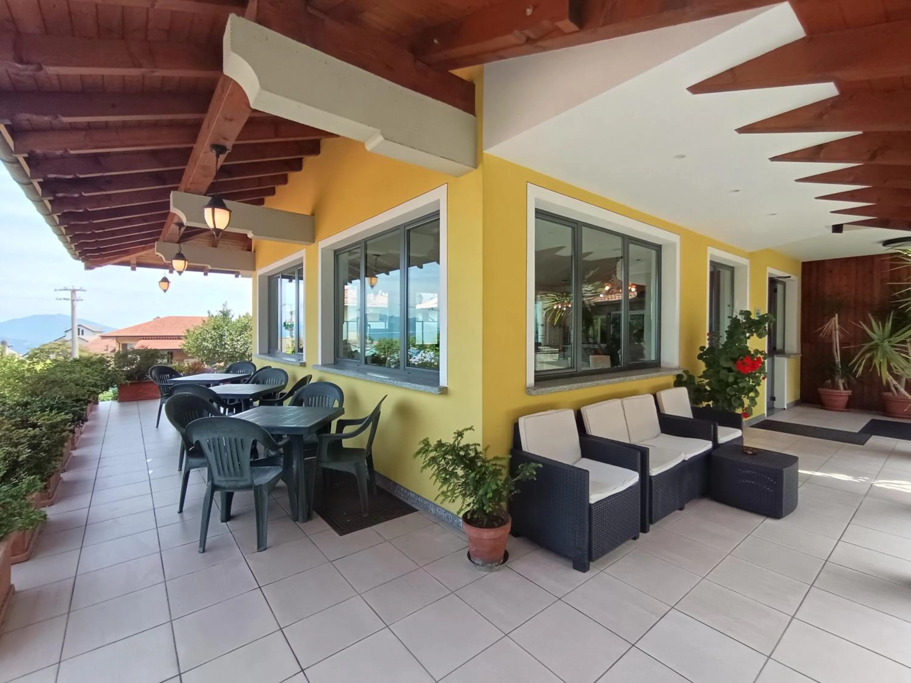 Balcony/Terrace in Hotel BB Villa Orchidea