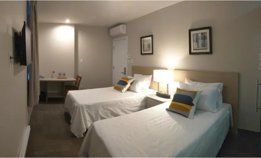 Bed in Hotel Le Deville