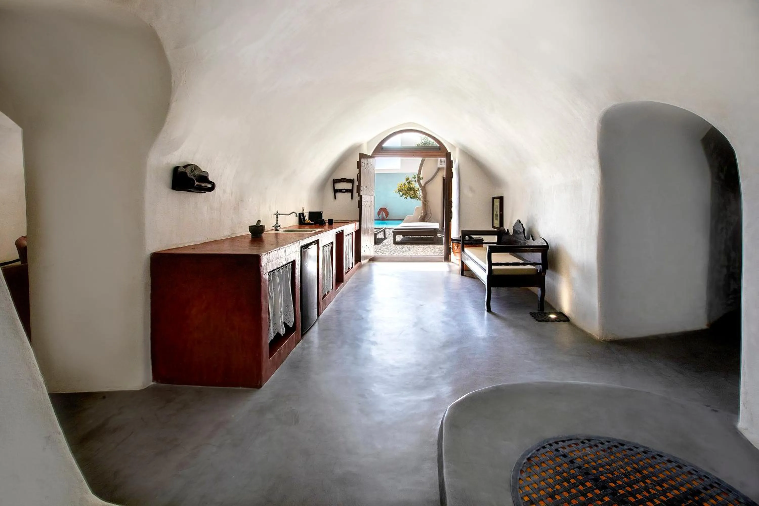 Seating area in Ducato Wine Village