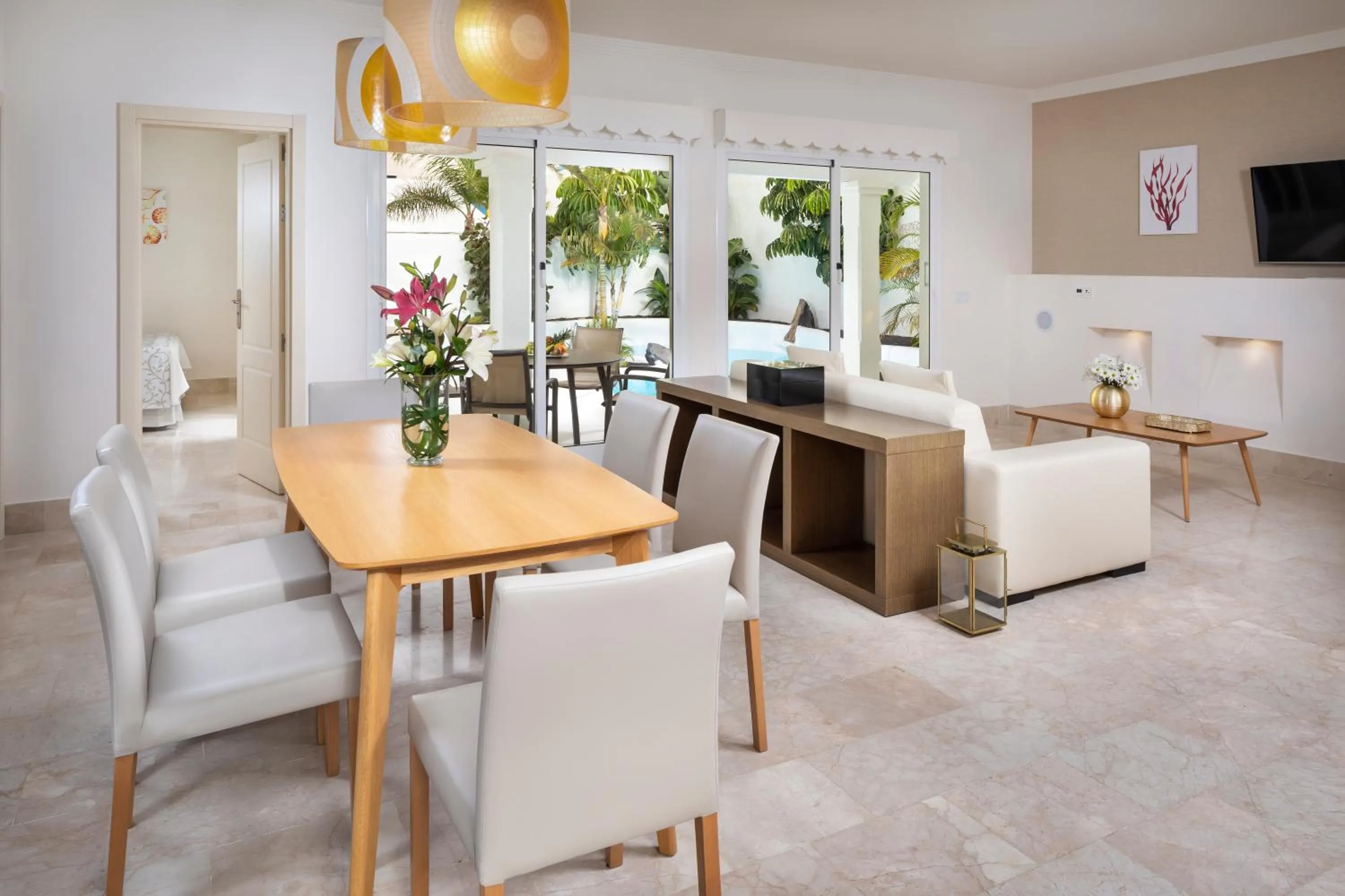 Dining area in Bahiazul Resort Fuerteventura
